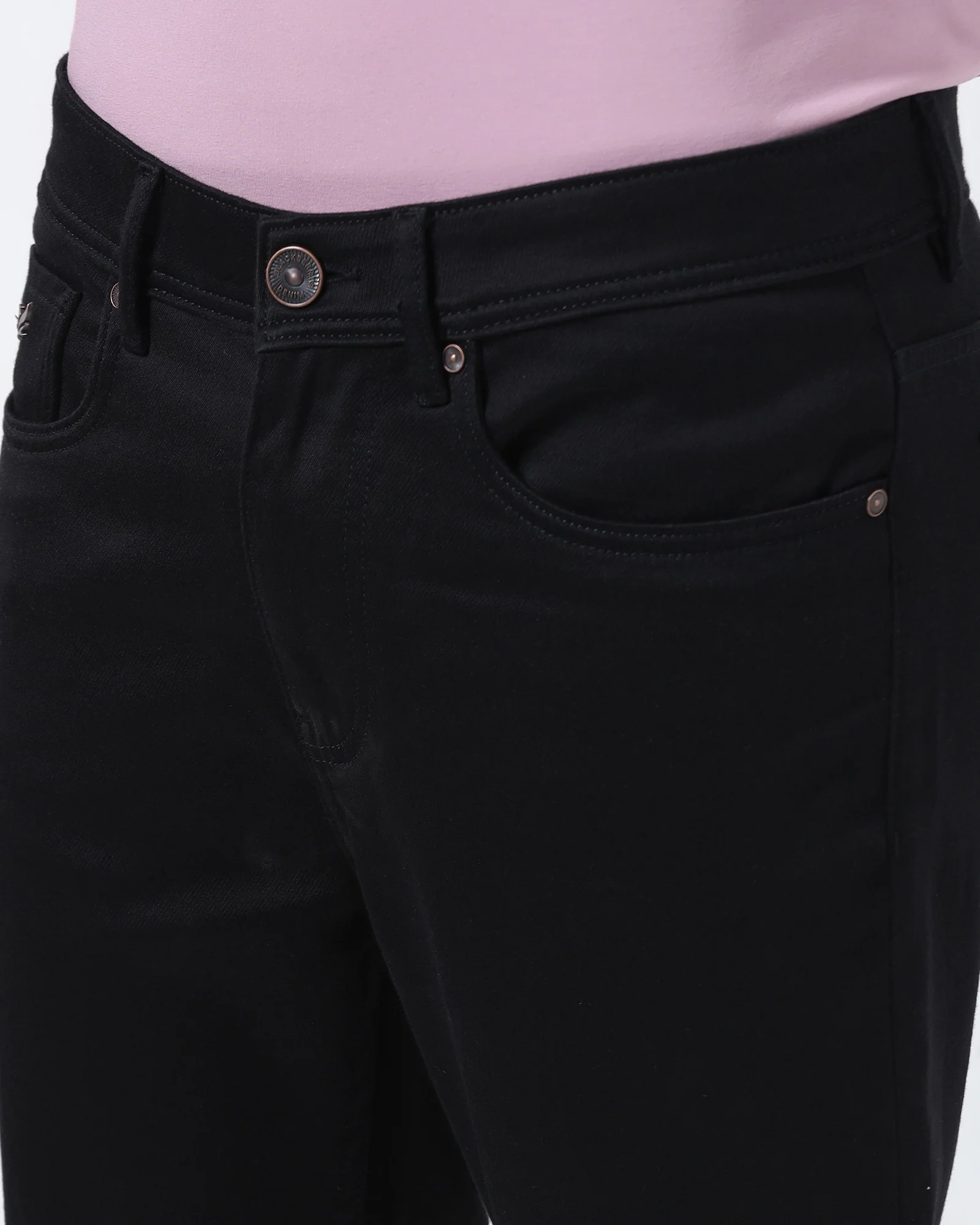 Black Bleed Zero Slim Fit Jeans - Abto - Image 4