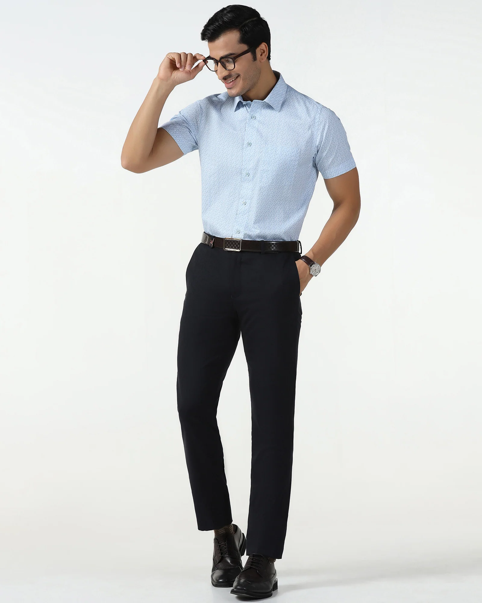 Black Luxe Solid Trouser - Meter - Image 7
