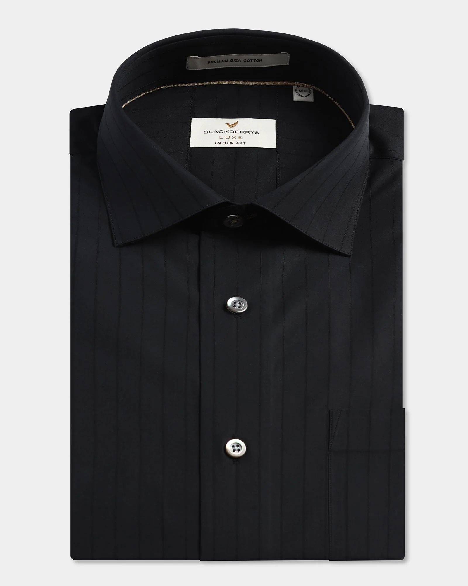 Black Luxe Stripe Shirt - Oscar - Image 5