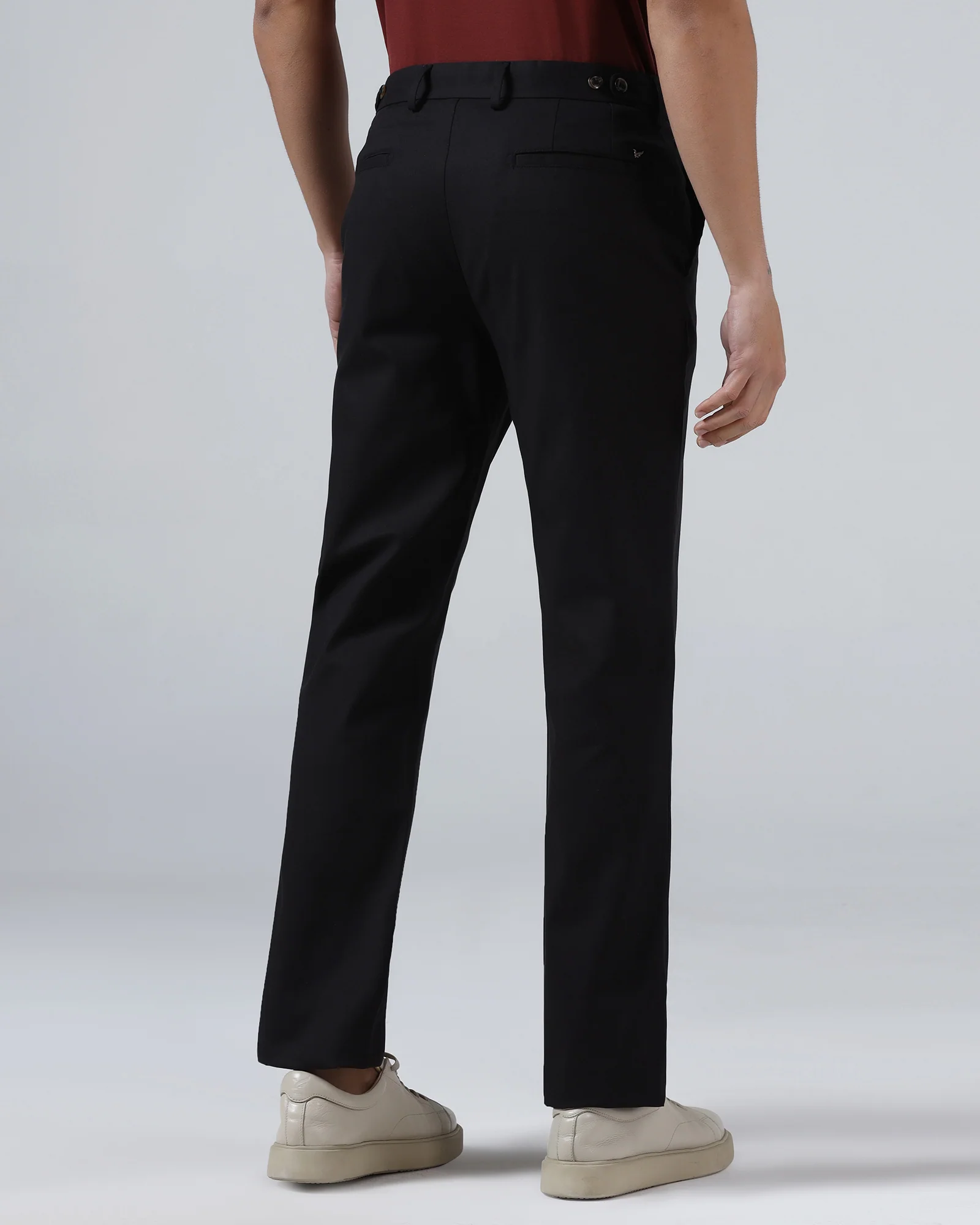 Black Non Iron Solid Khaki - Maple - Image 2