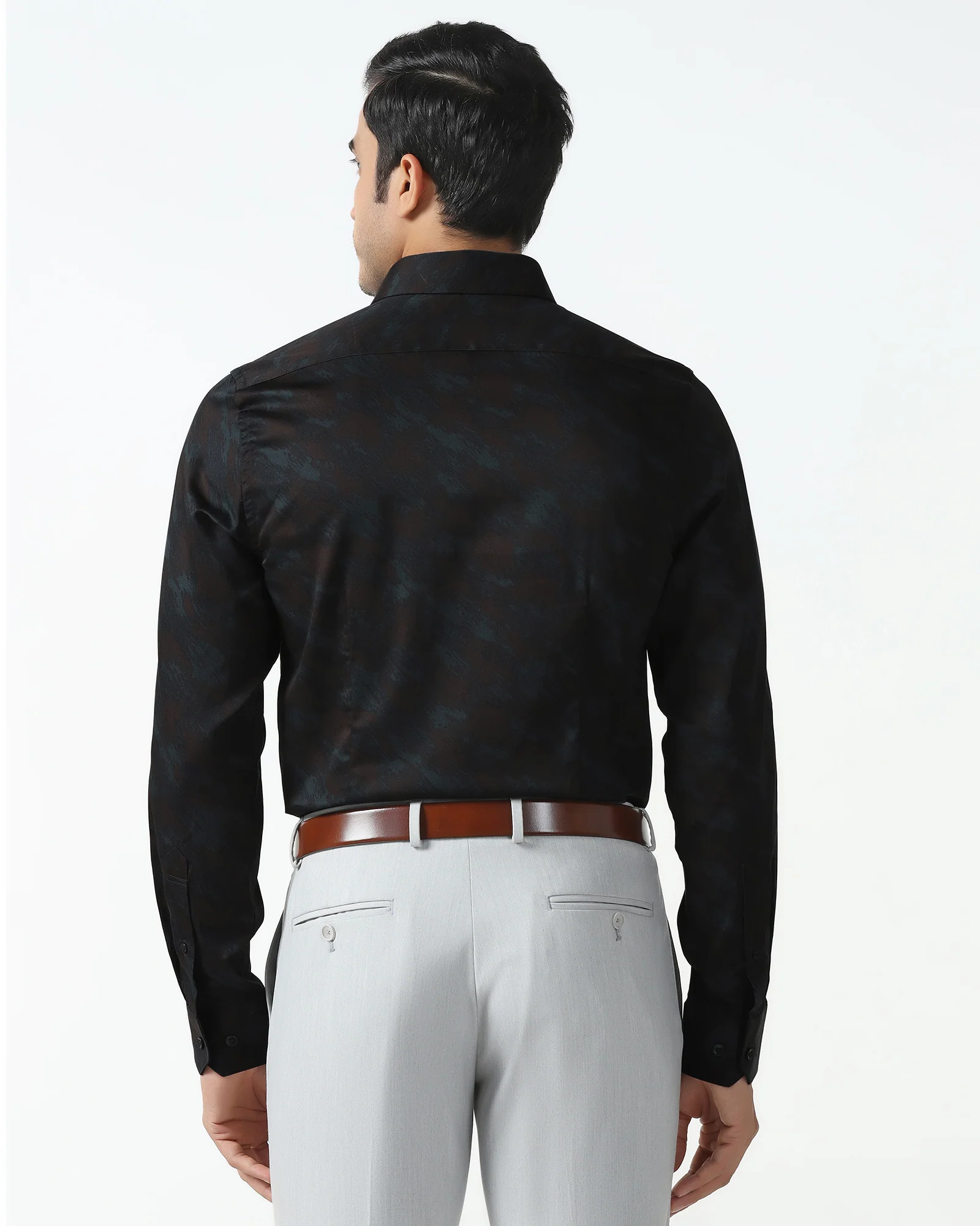 Black Printed Shirt - Ryker - Image 2