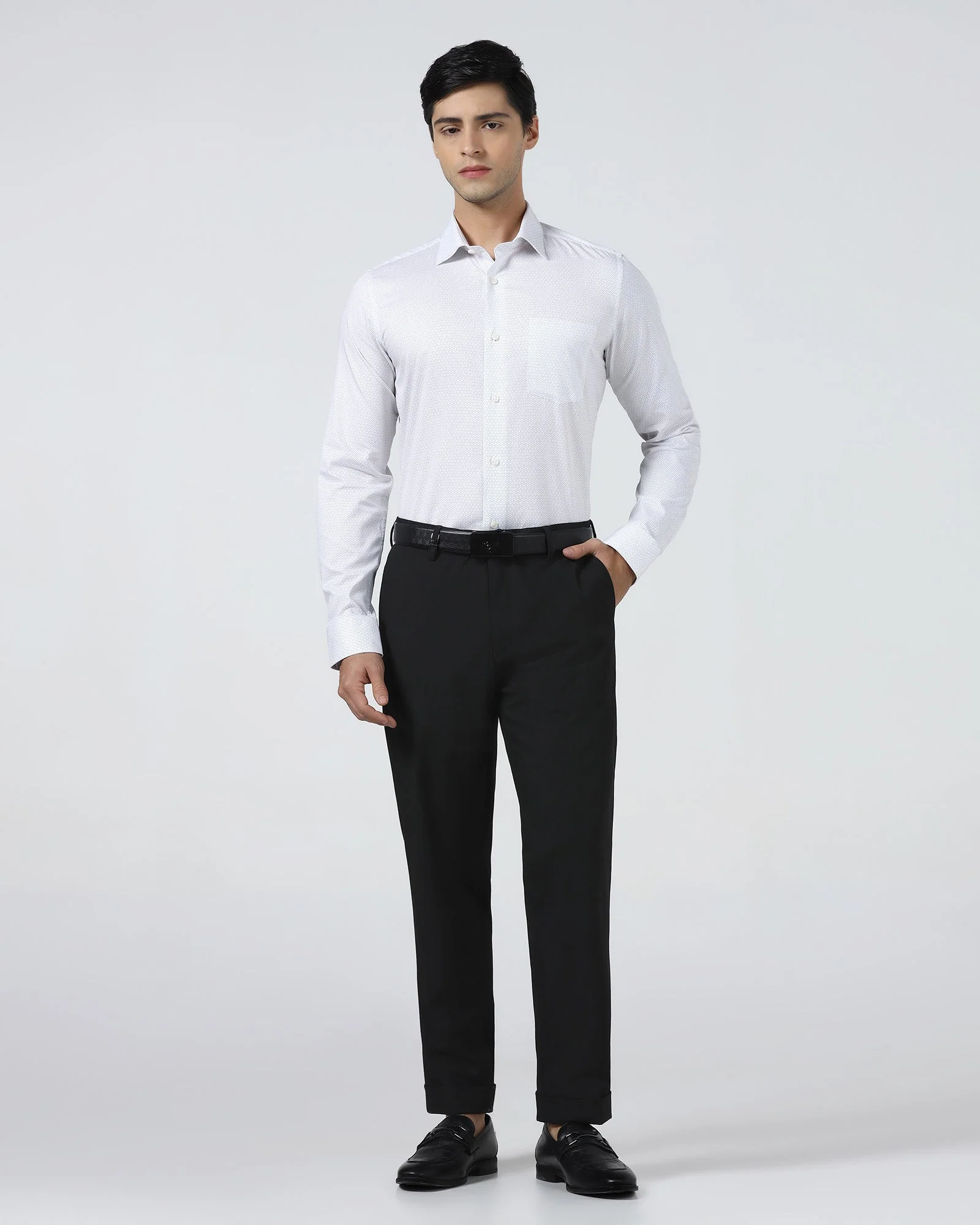 Black Solid Trouser - Henry - Image 3