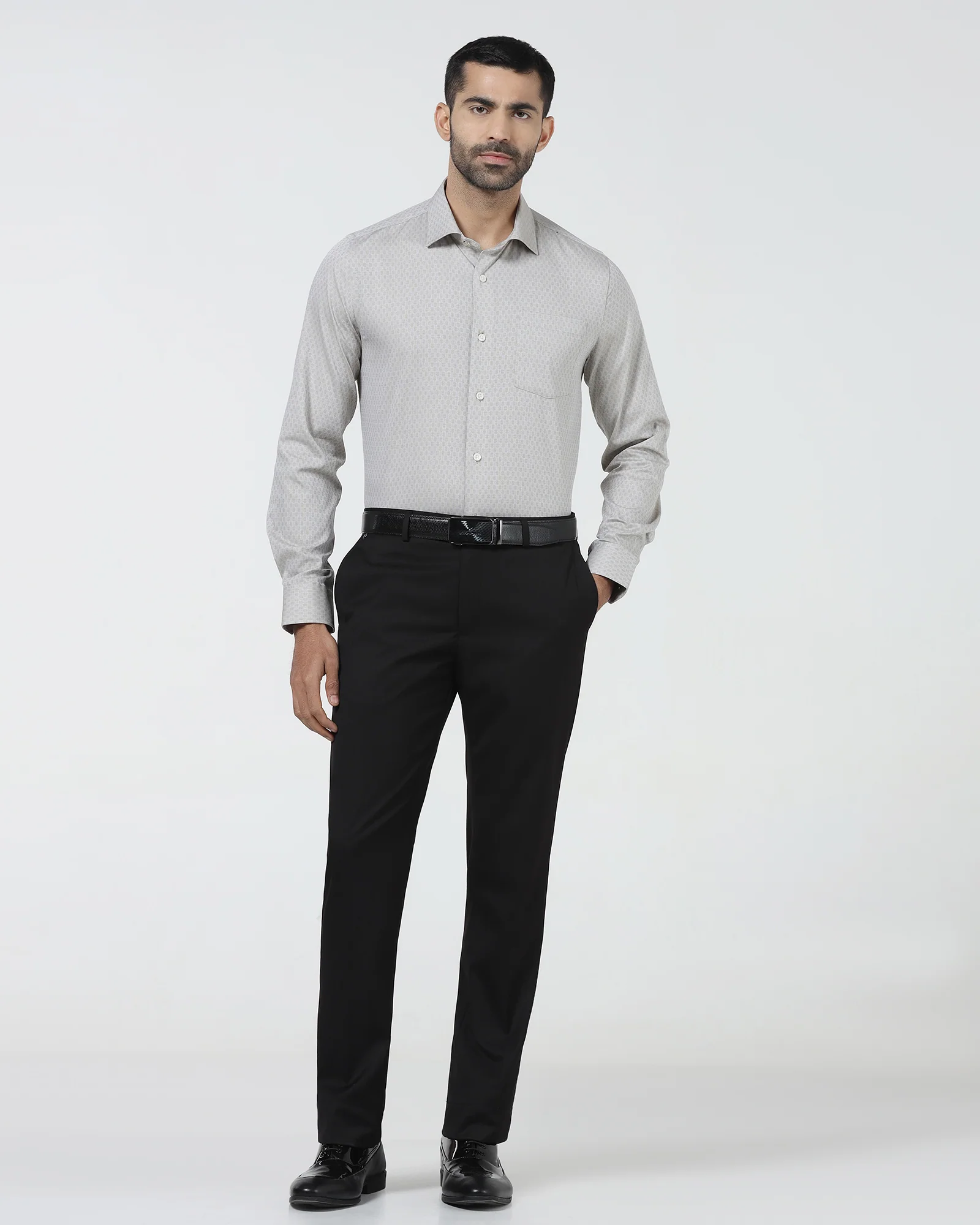 Black Solid Trouser - Marco - Image 7
