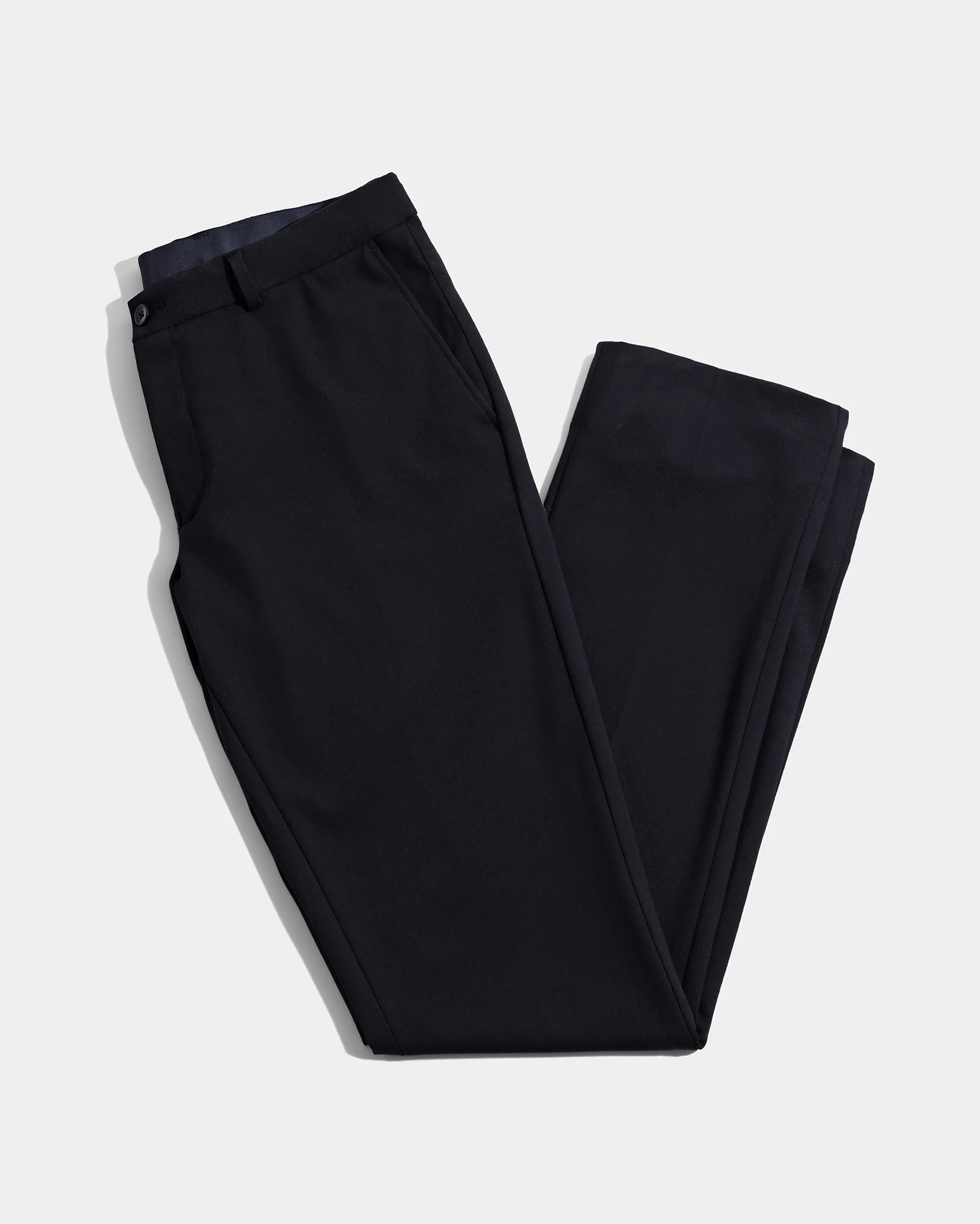 Black Solid Trouser - Oak - Image 5