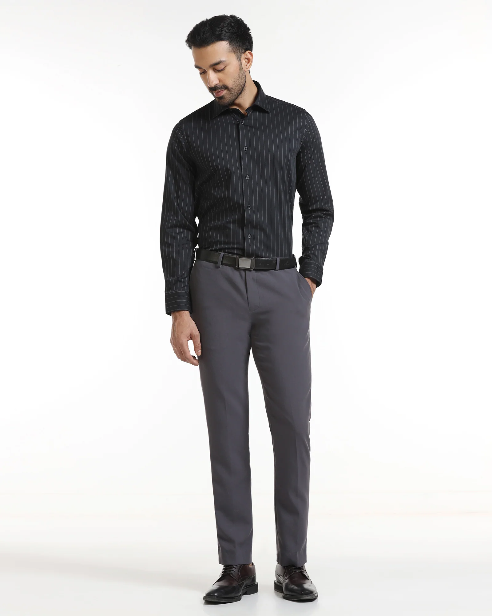 Black Stripe Shirt - Eager - Image 7