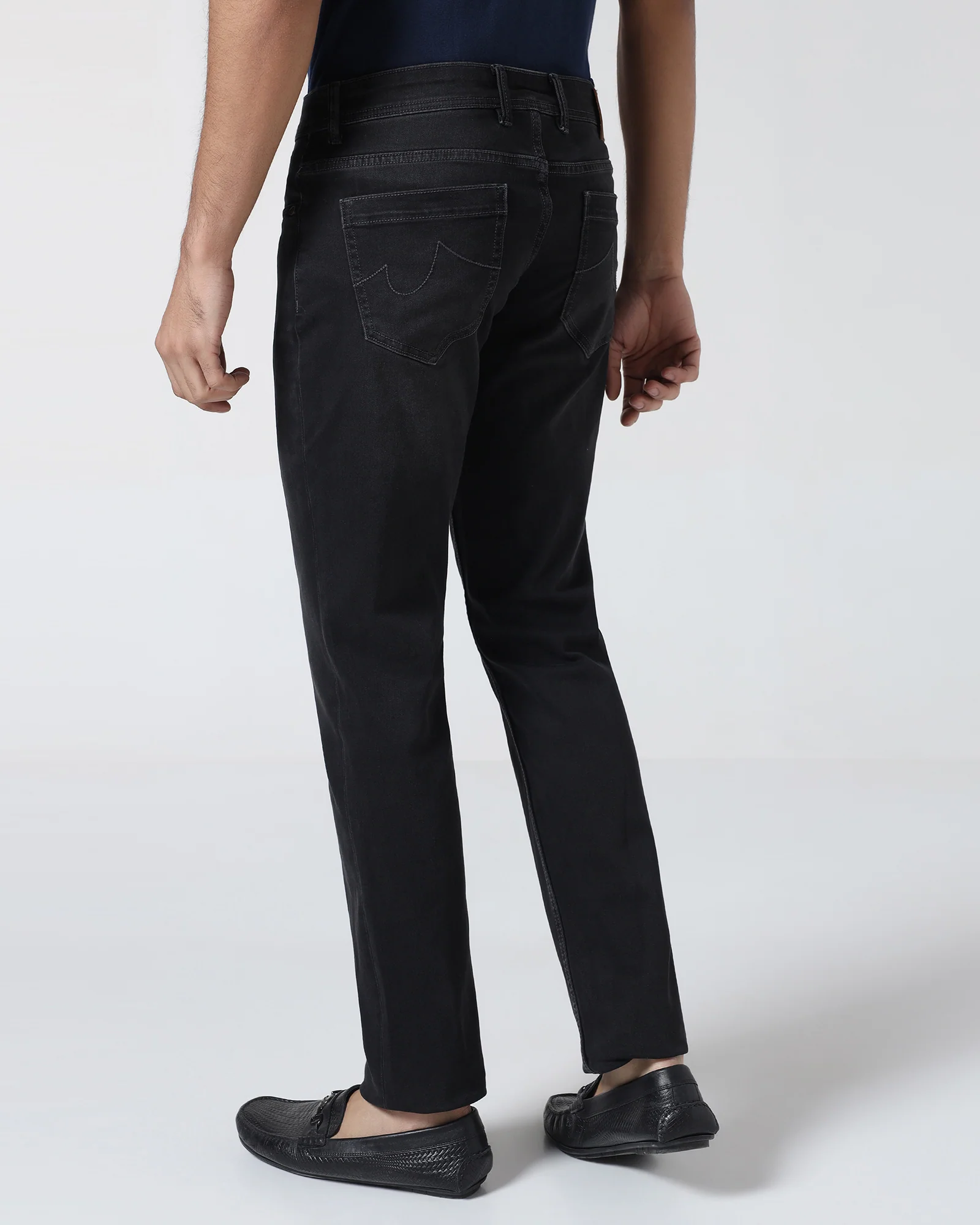 Black Superflex Slim Comfort Jeans - Erich - Image 2