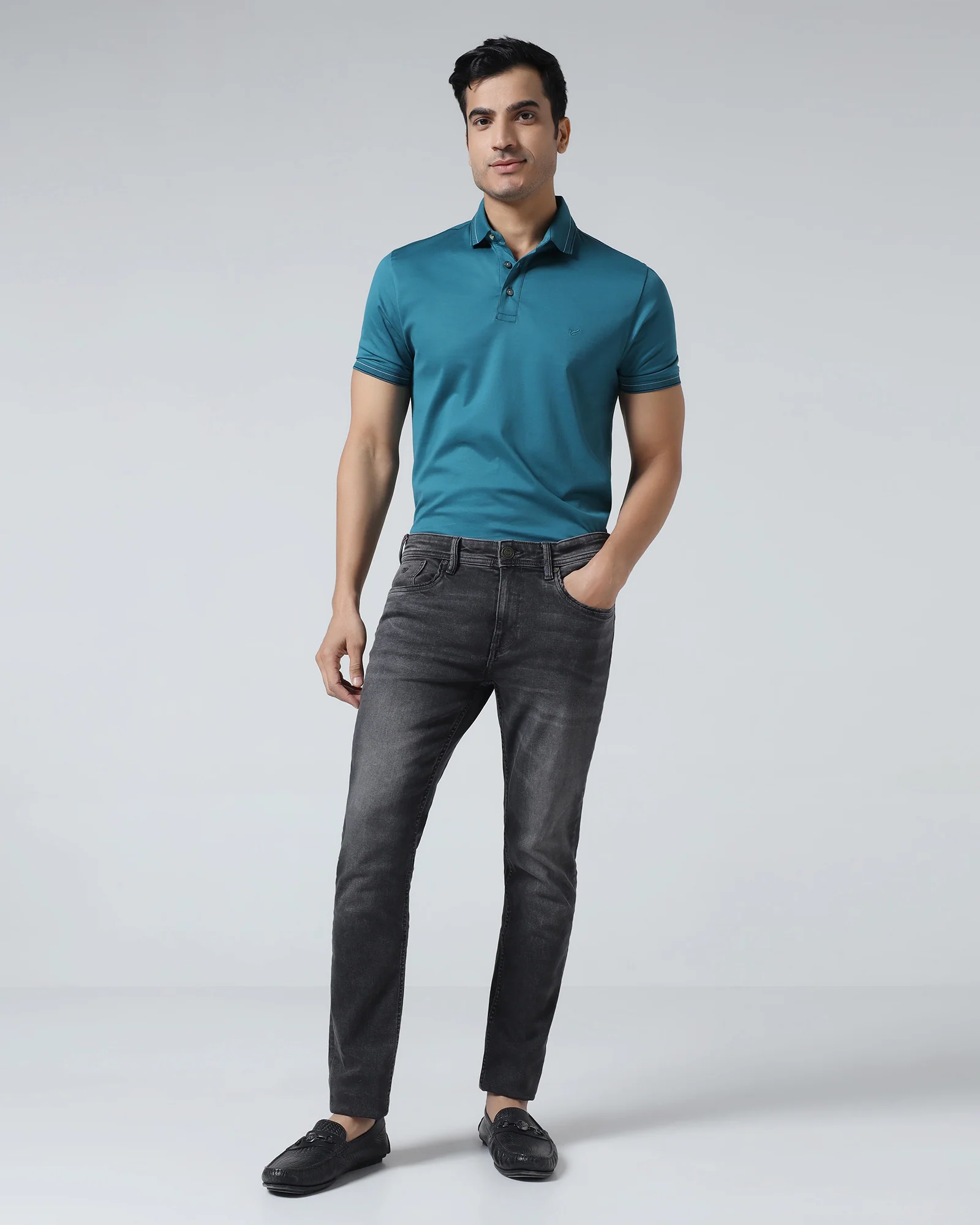 Black Superflex Slim Fit Jeans - Armin - Image 5
