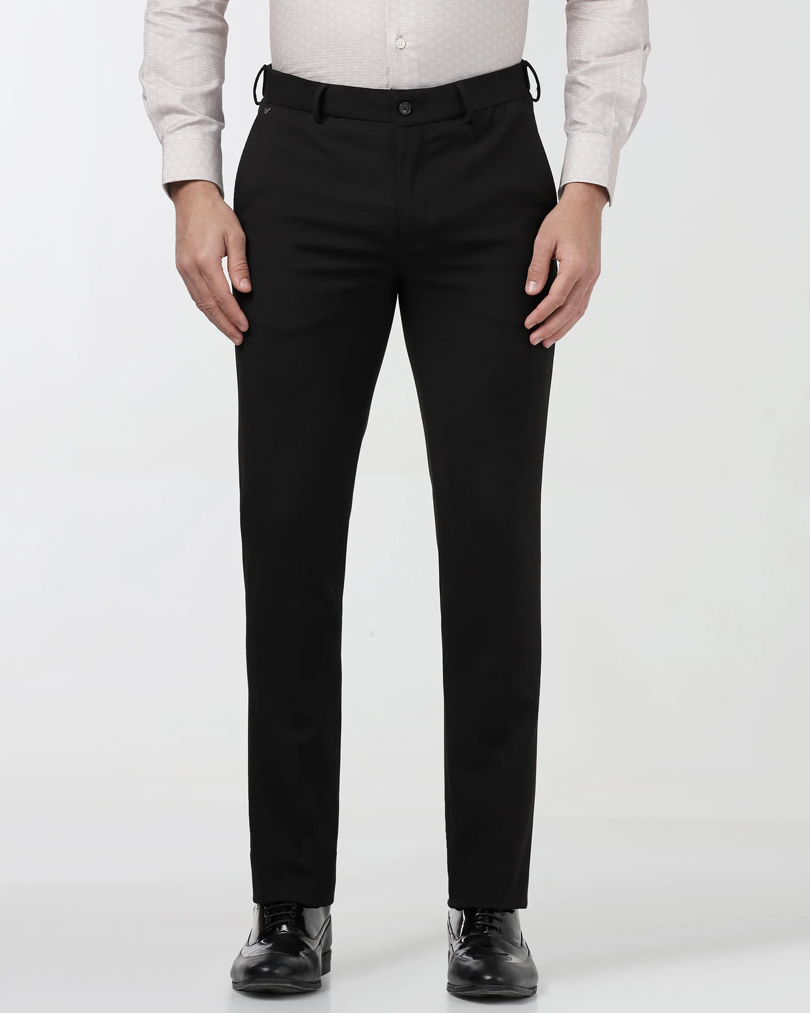 Black Technowaist Textured Trouser - Billy - Image 3
