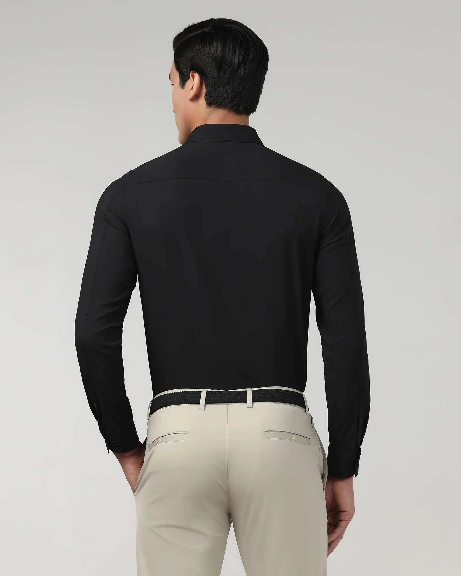 Black TechPro Solid Shirt - Shephard - Image 2