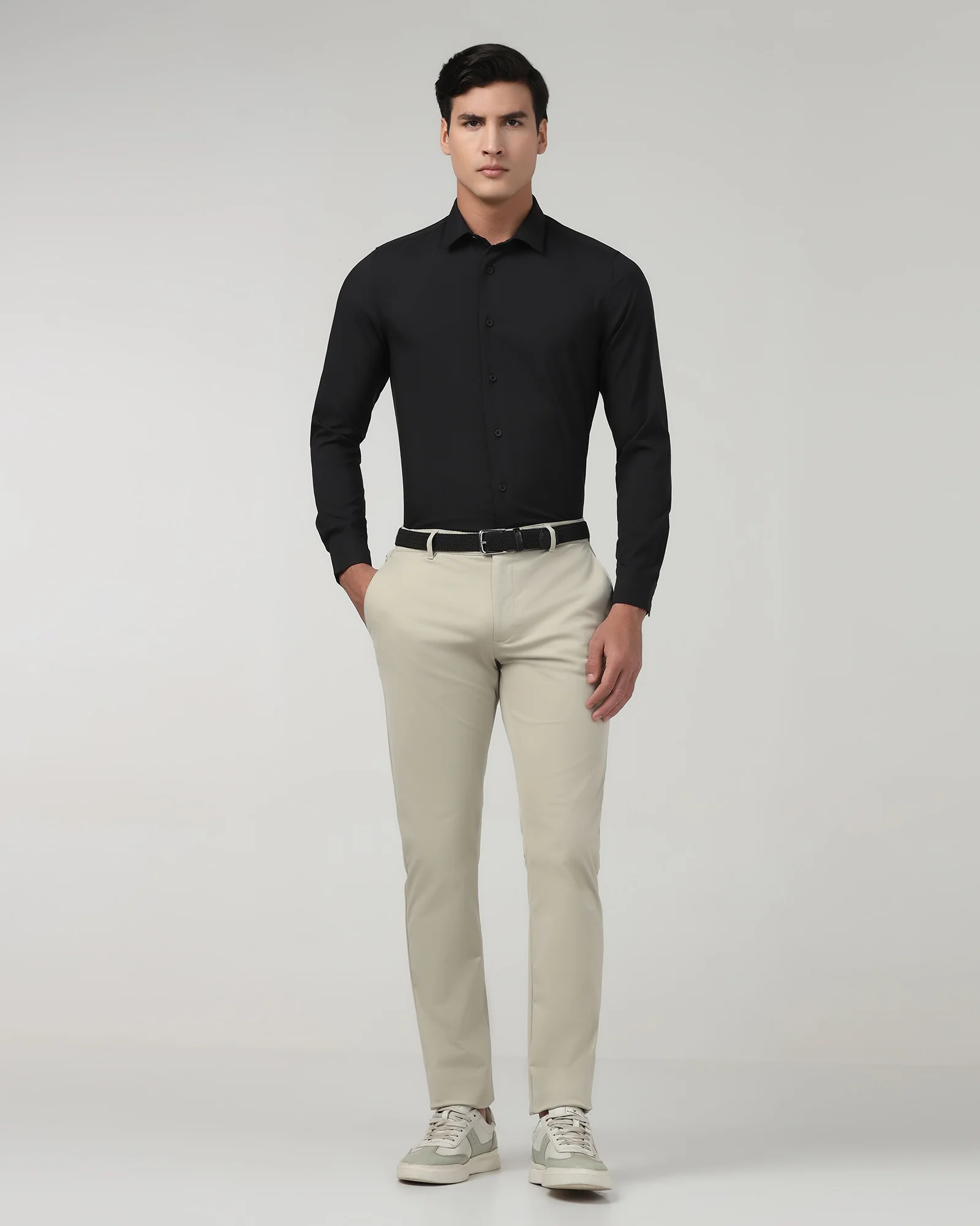Black TechPro Solid Shirt - Shephard - Image 3