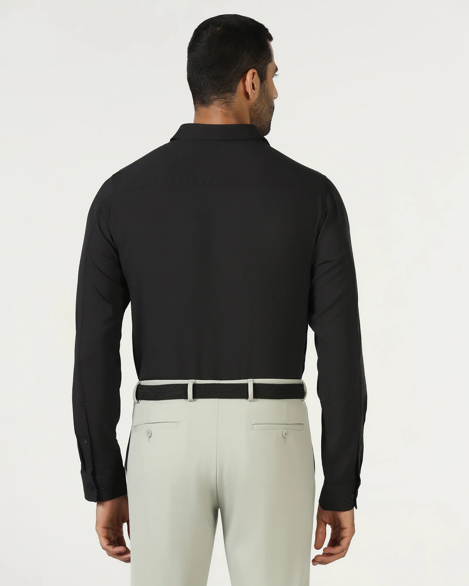 Black TechPro Solid Shirt - Shephard - Image 2