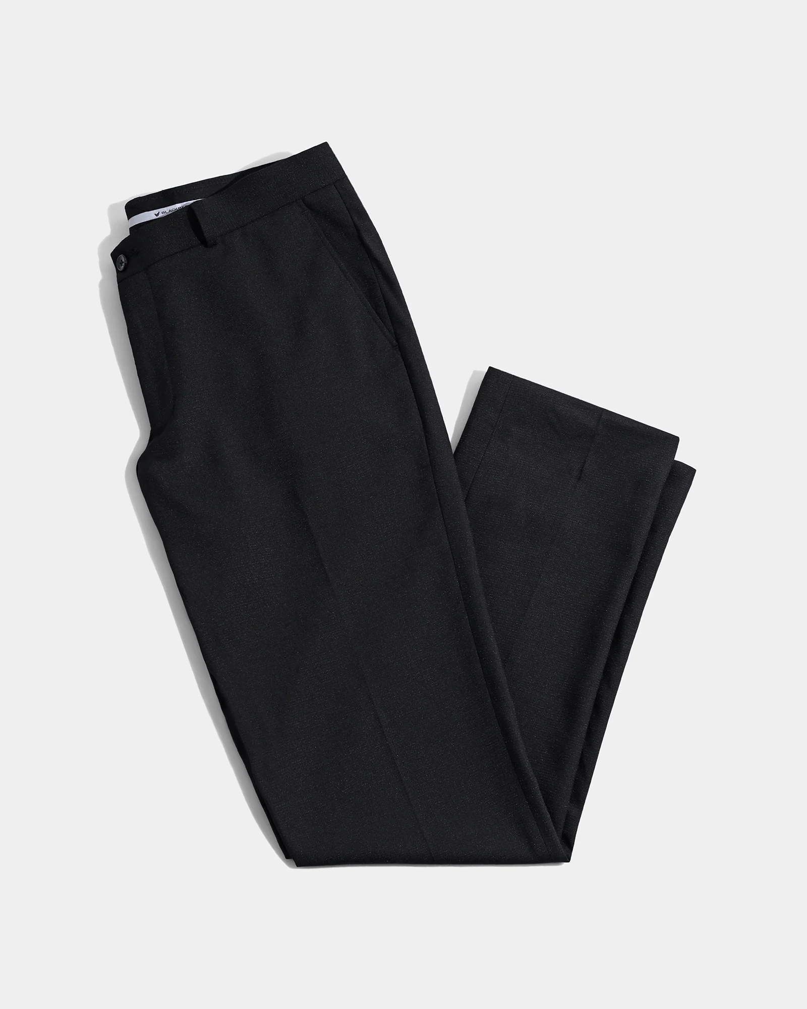 Black Textured Trouser - Simon - Image 5