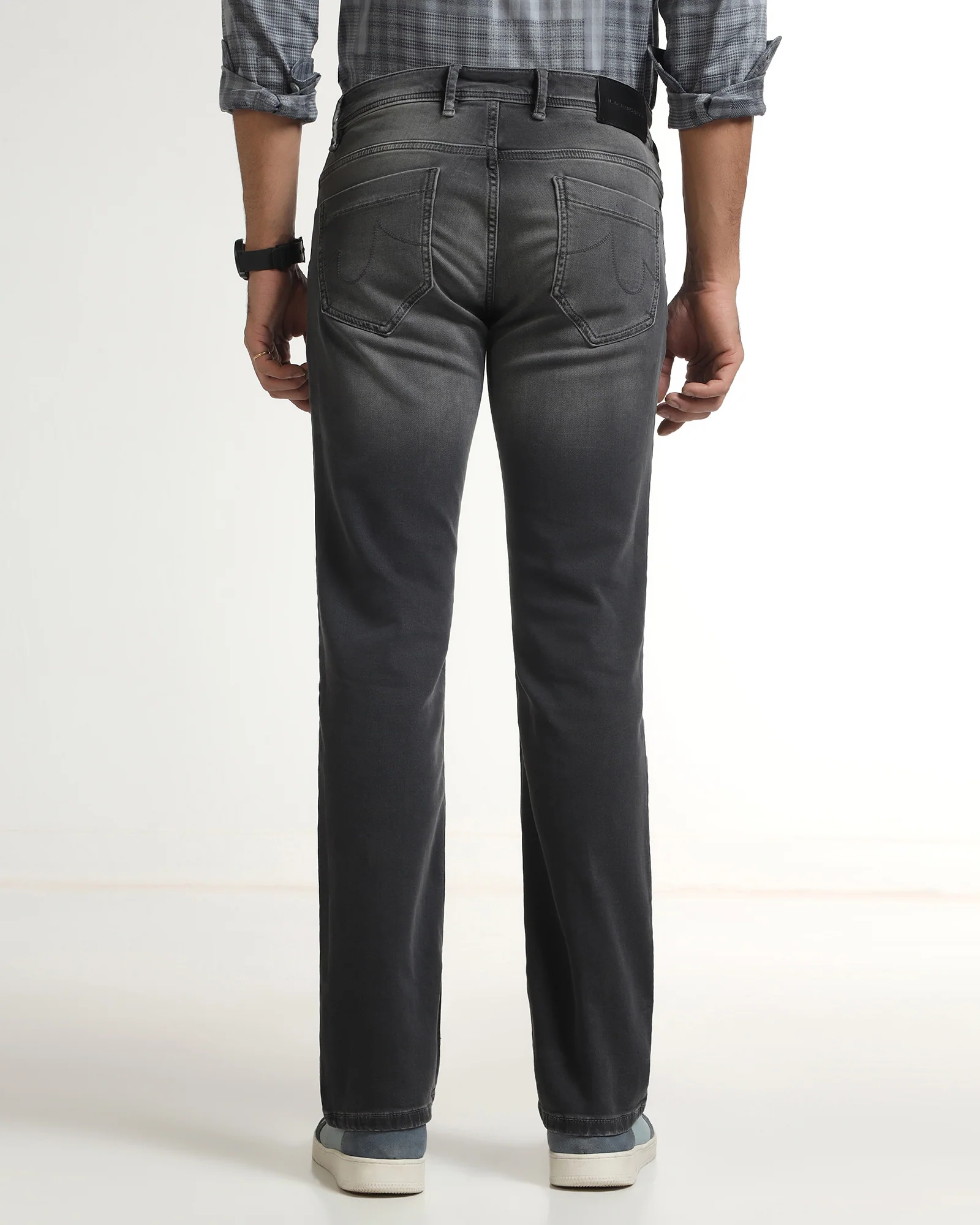 Black Ultrasoft Straight Comfort Jeans - Calus - Image 2
