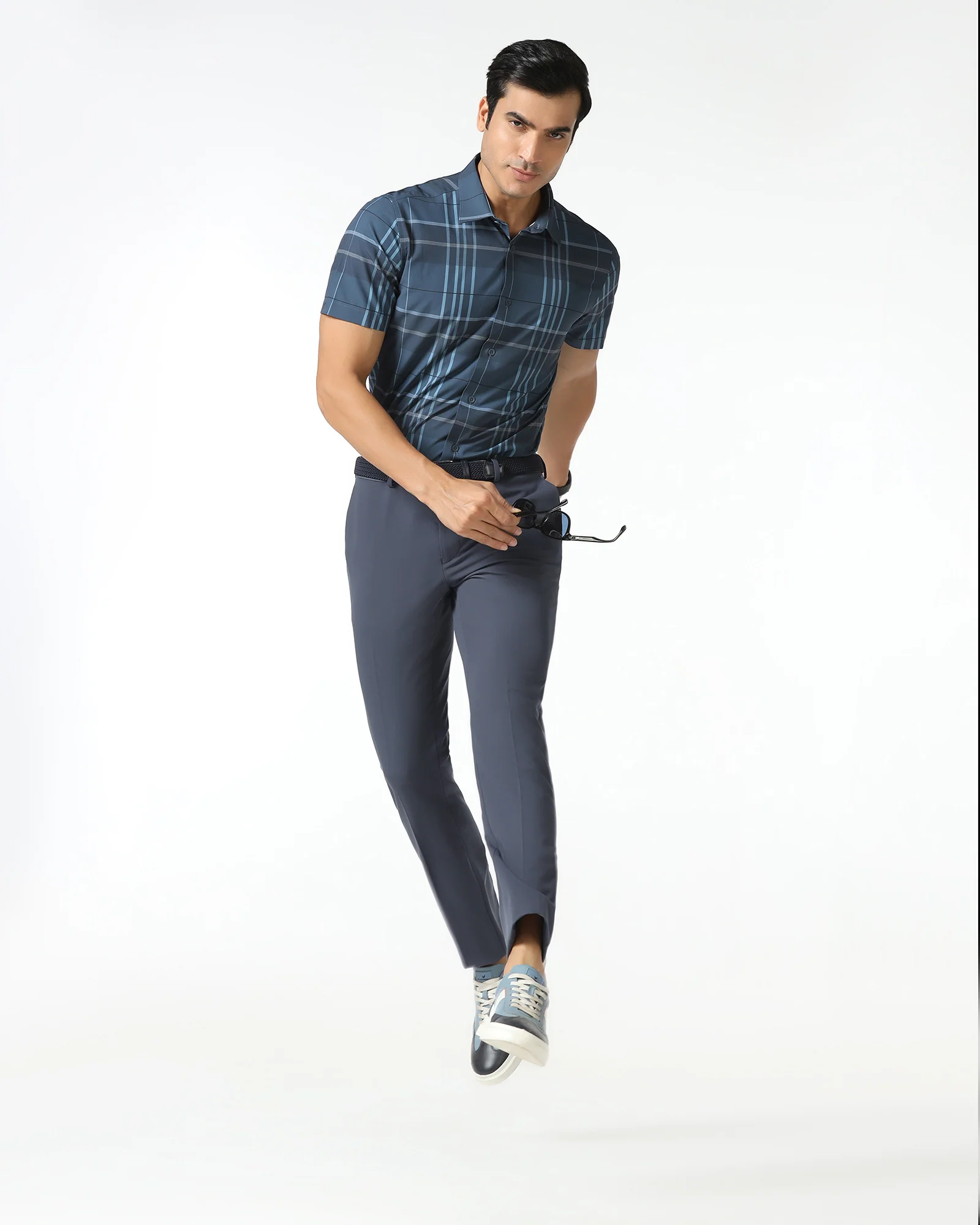 Blue TechPro Solid Trouser - Dean - Image 8