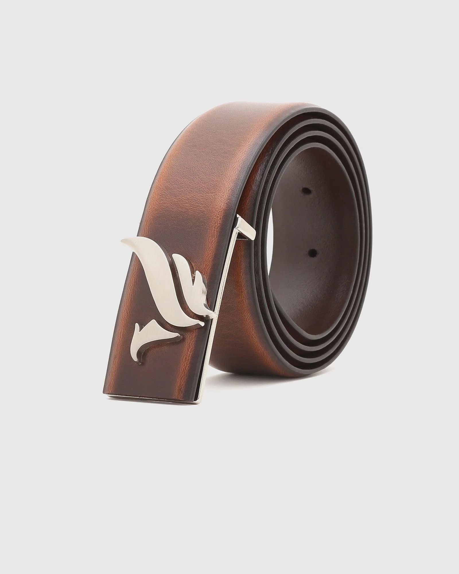 Must Haves Leather Tan Textured Belt - New Halley - Image 4