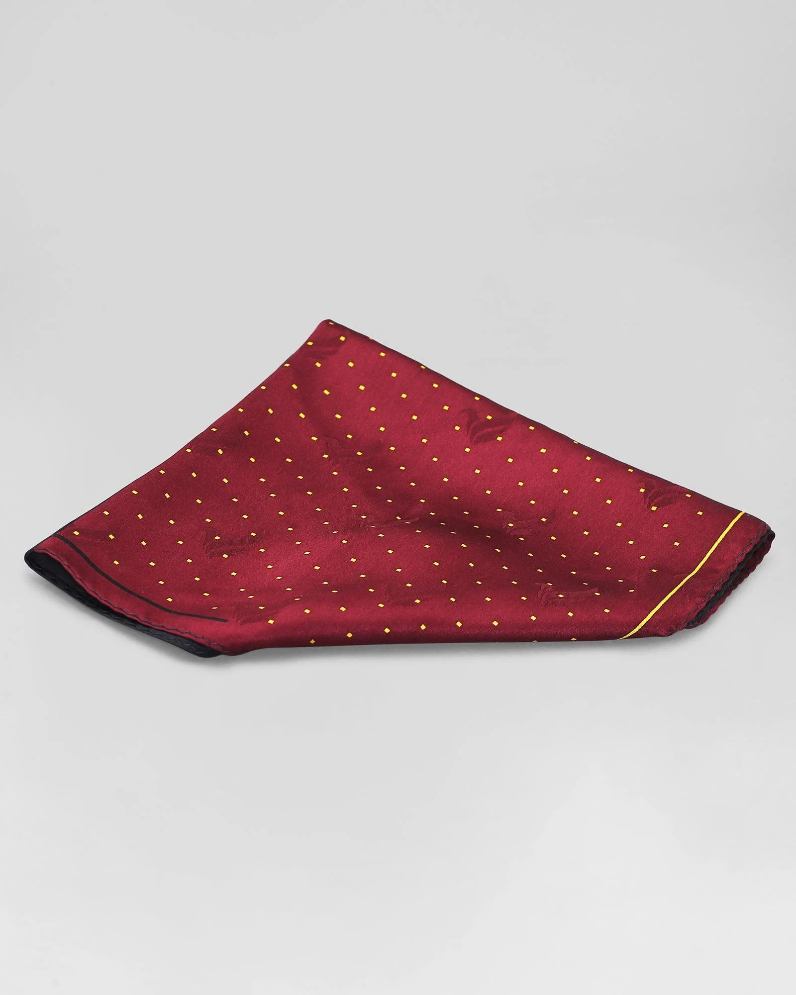 Boxed Combo Printed Tie With Pocket Square And Cufflink - Rayan - Image 4