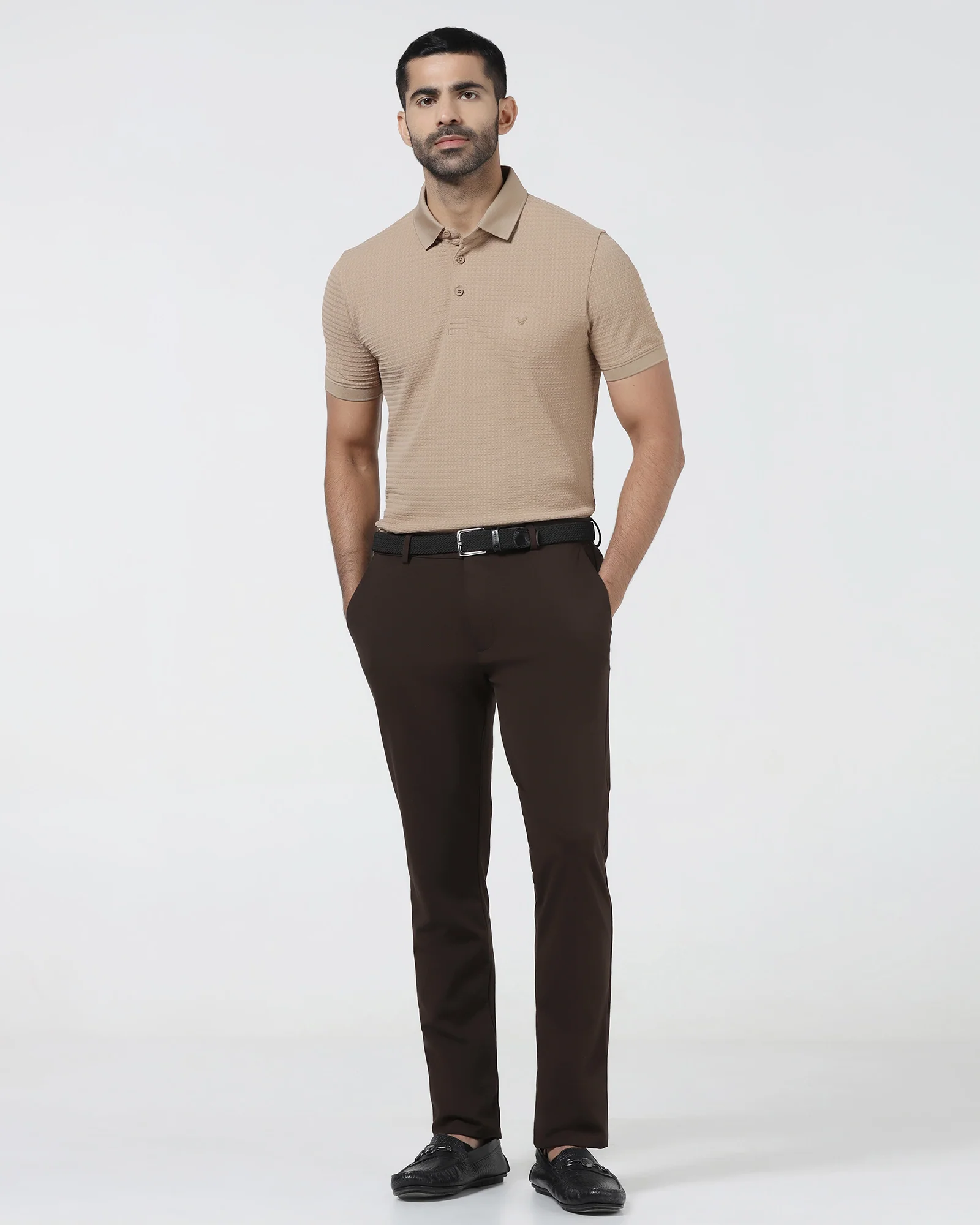 Brown TechPro Solid Khaki - Ziea - Image 7