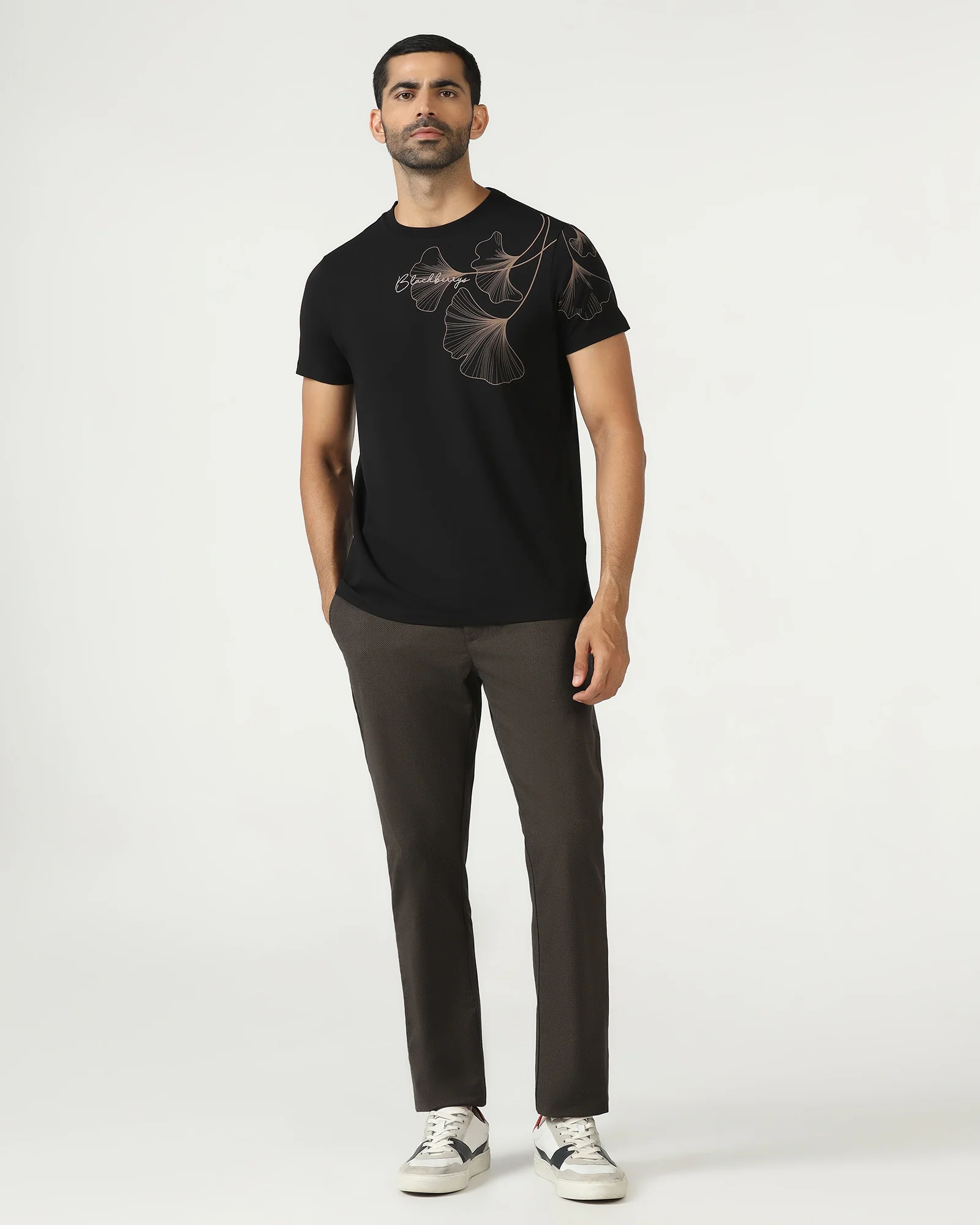 Brown Textured Khakis - Harry