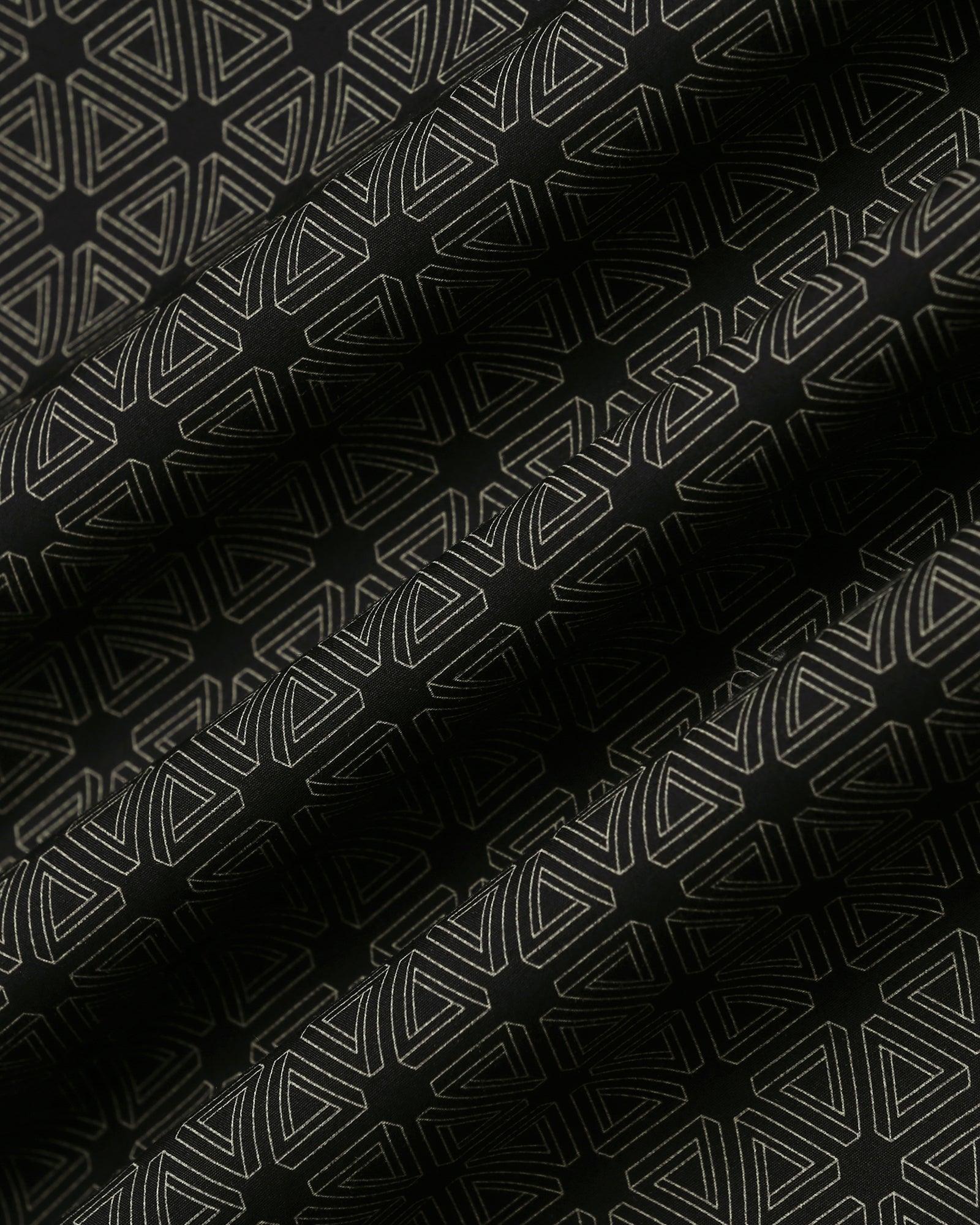 Casual Black Printed Shirt - Beth - Image 6