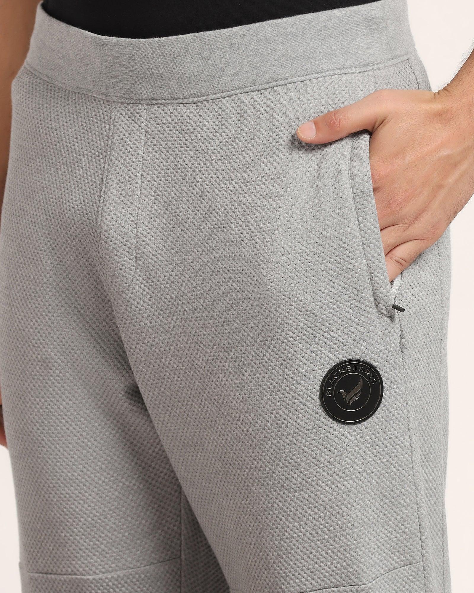 Casual Grey Solid Jogger - Roddy - Image 4