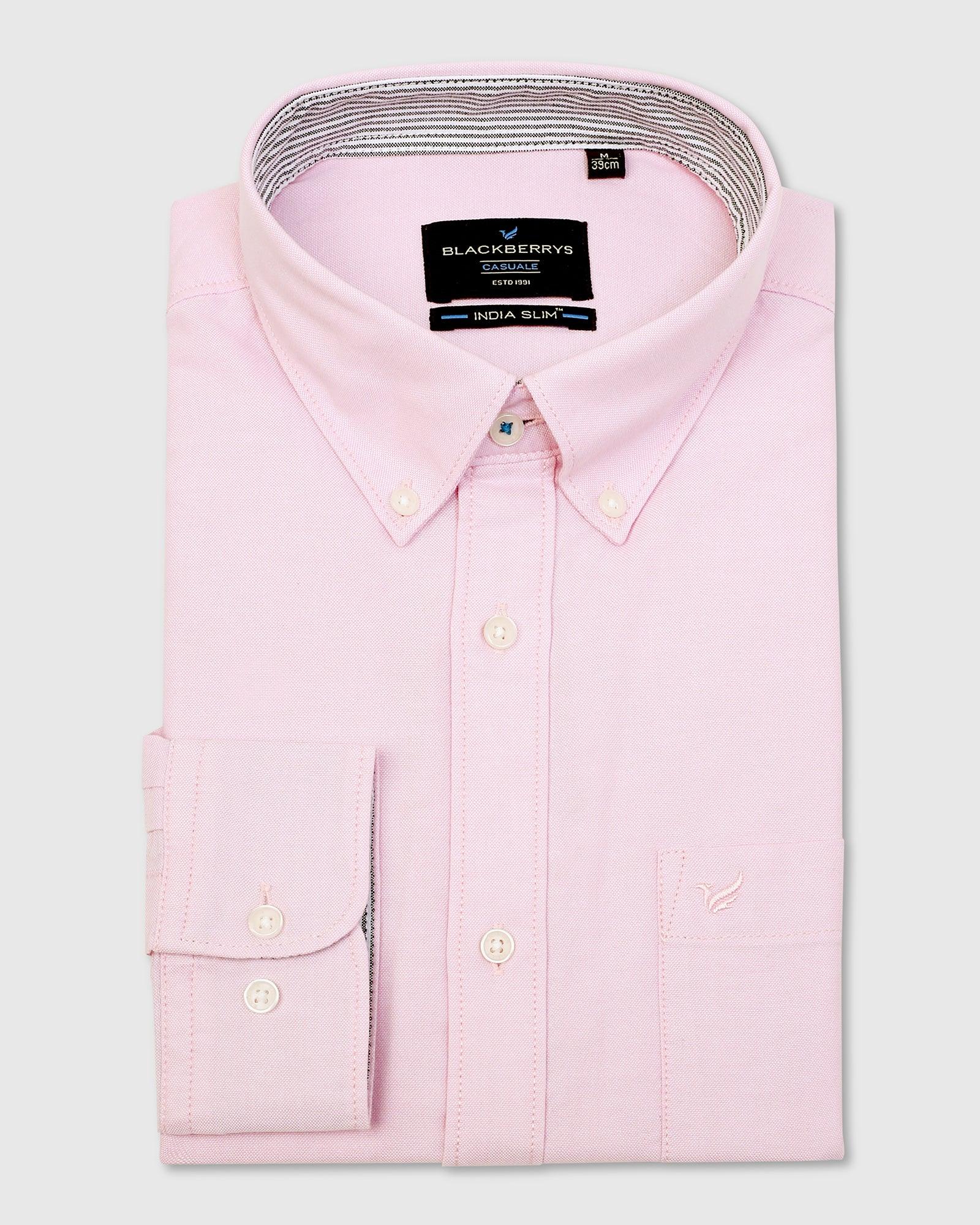 Casual Pink Solid Shirt - Sonic - Image 5