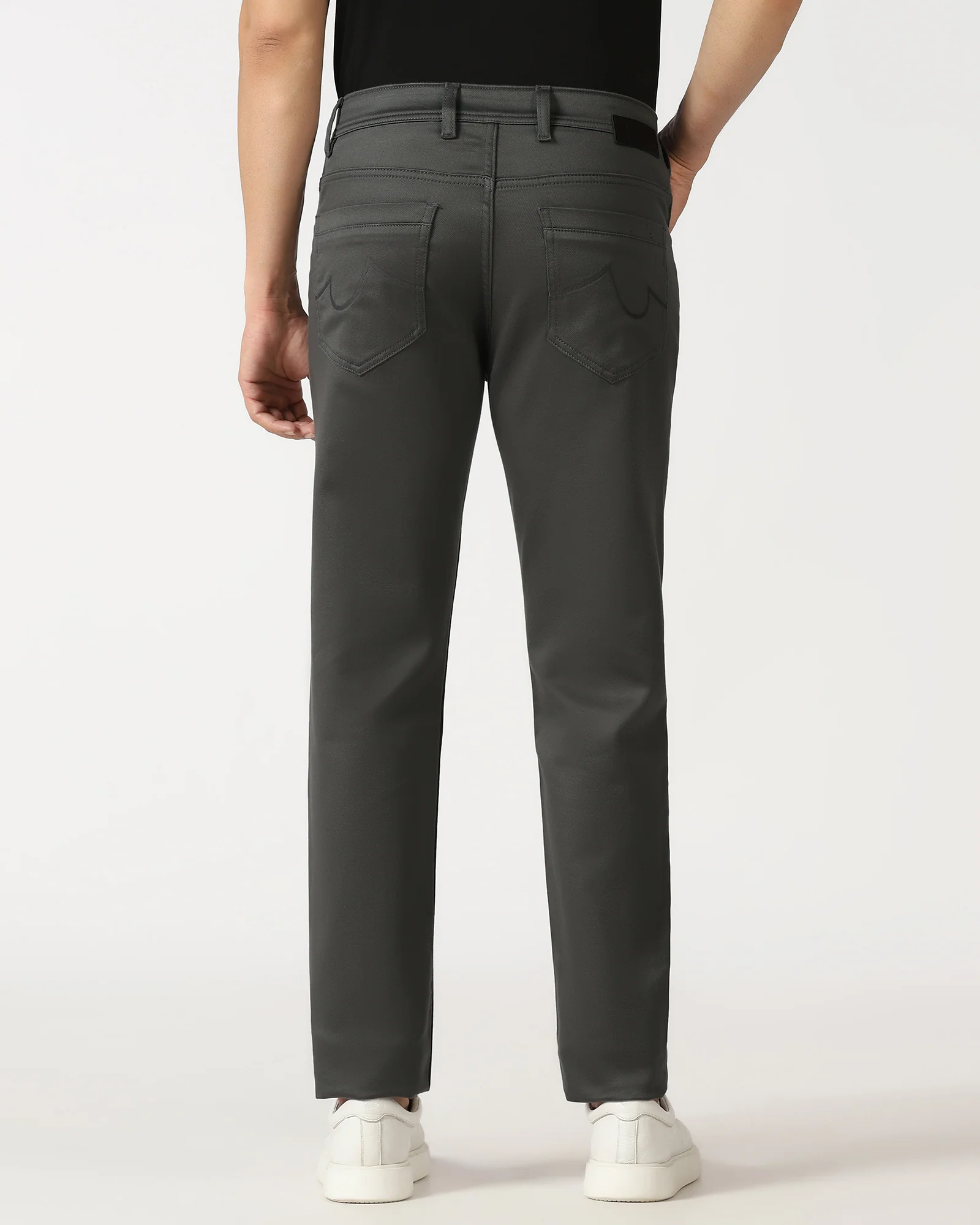 Charcoal Bleed Zero Slim Comfort Jeans - Abto - Image 2