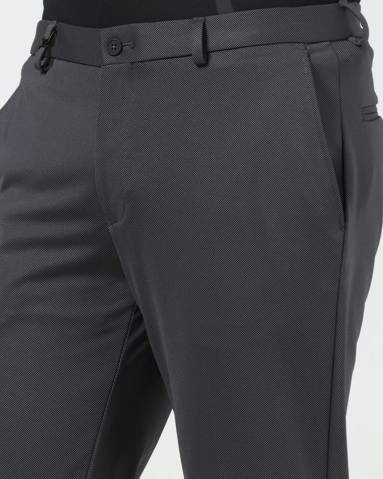 Charcoal TechPro Textured Trouser - Meteor - Image 4
