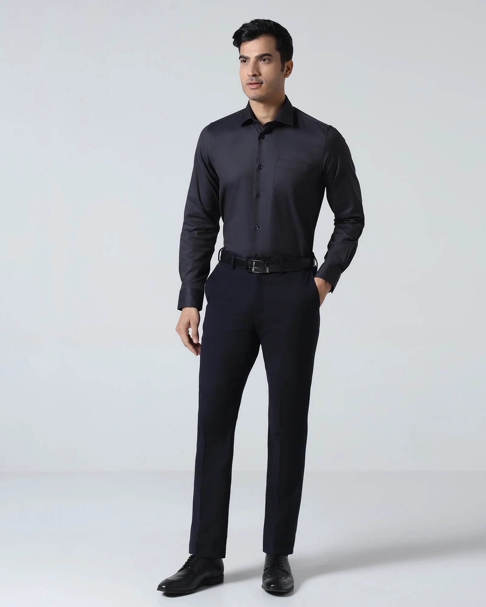 Charcoal Textured Shirt - Magnus - Image 3
