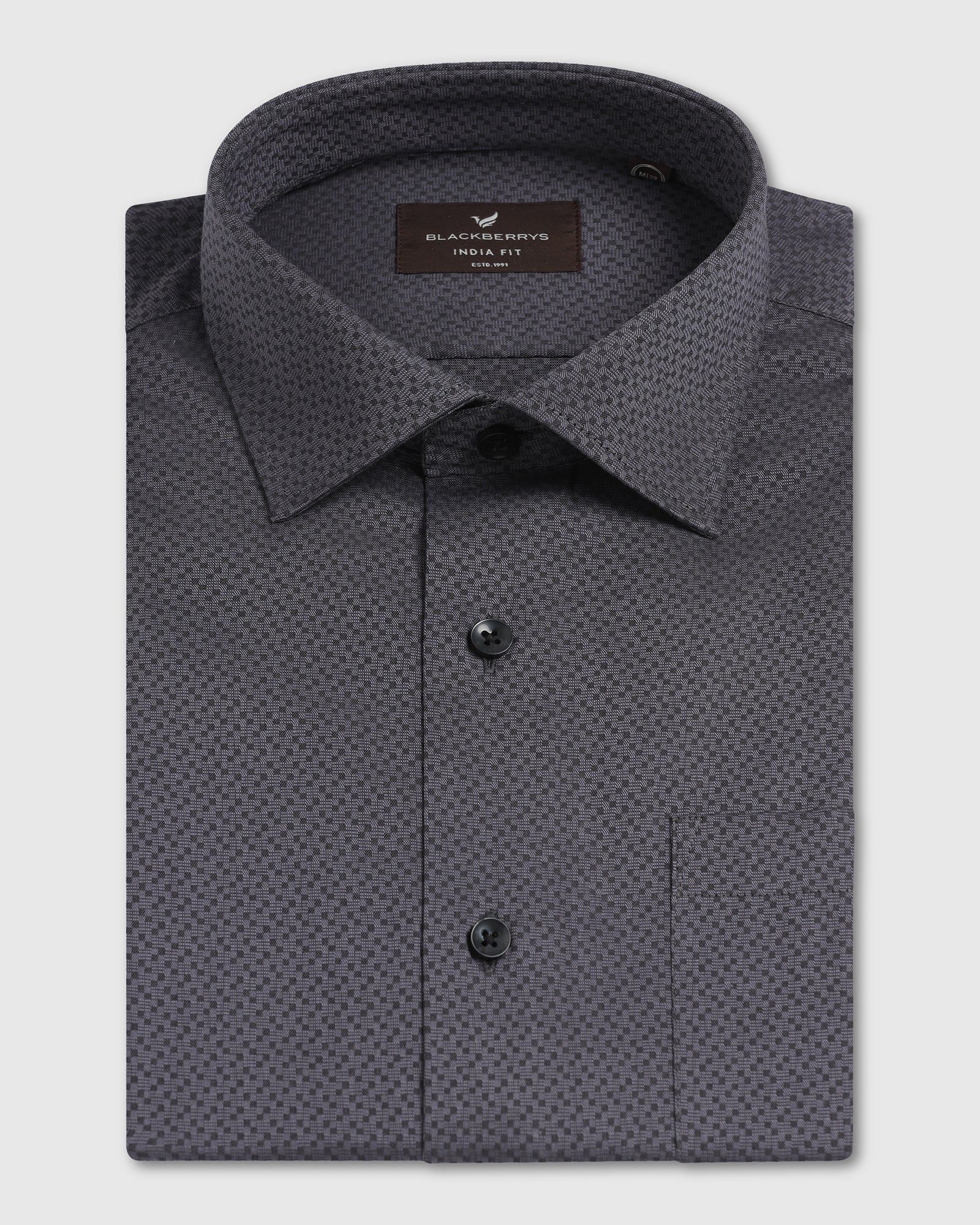 Charcoal Textured Shirt - Regard - Image 5