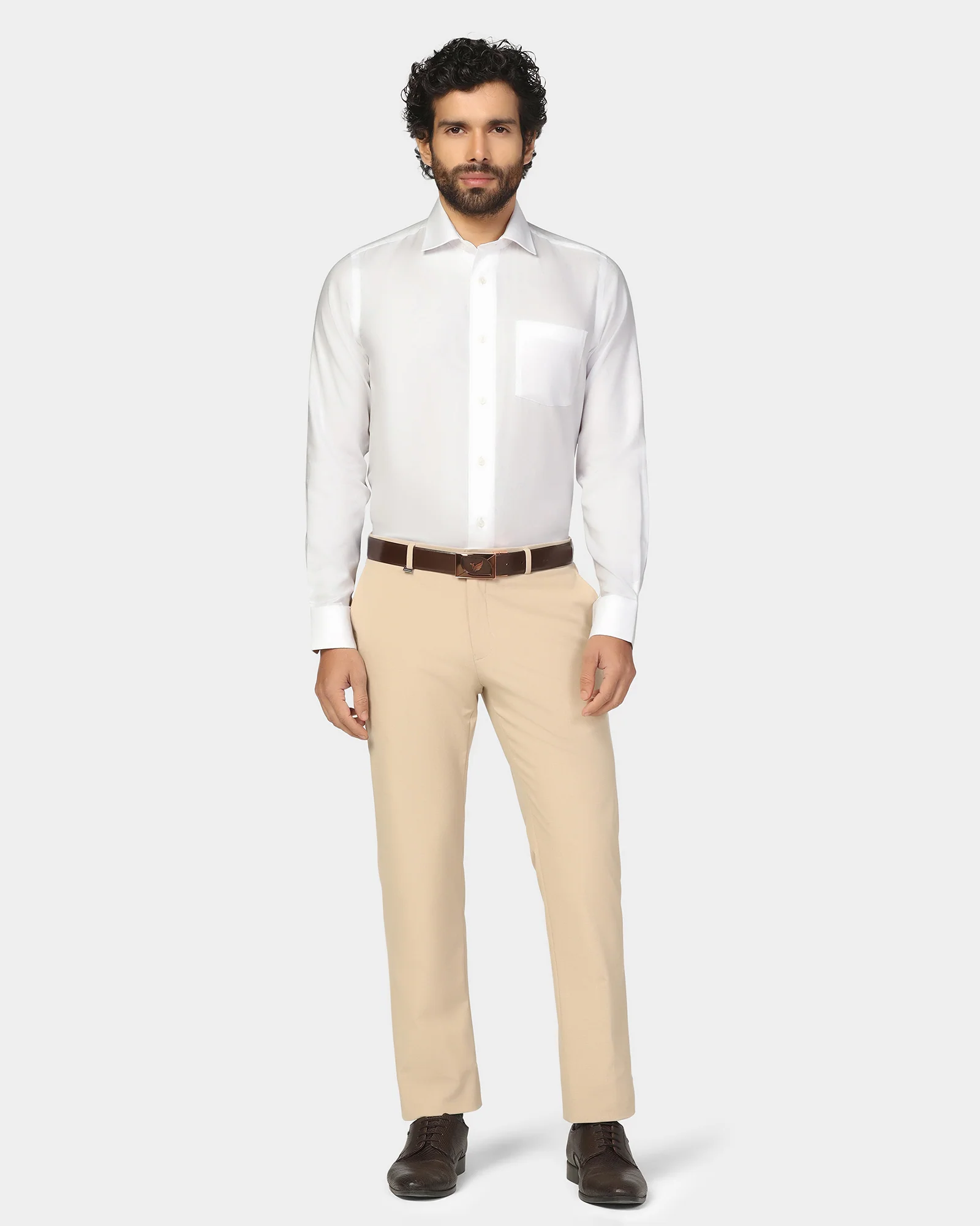 Formal Super White Check Shirt - Rayo - Image 3
