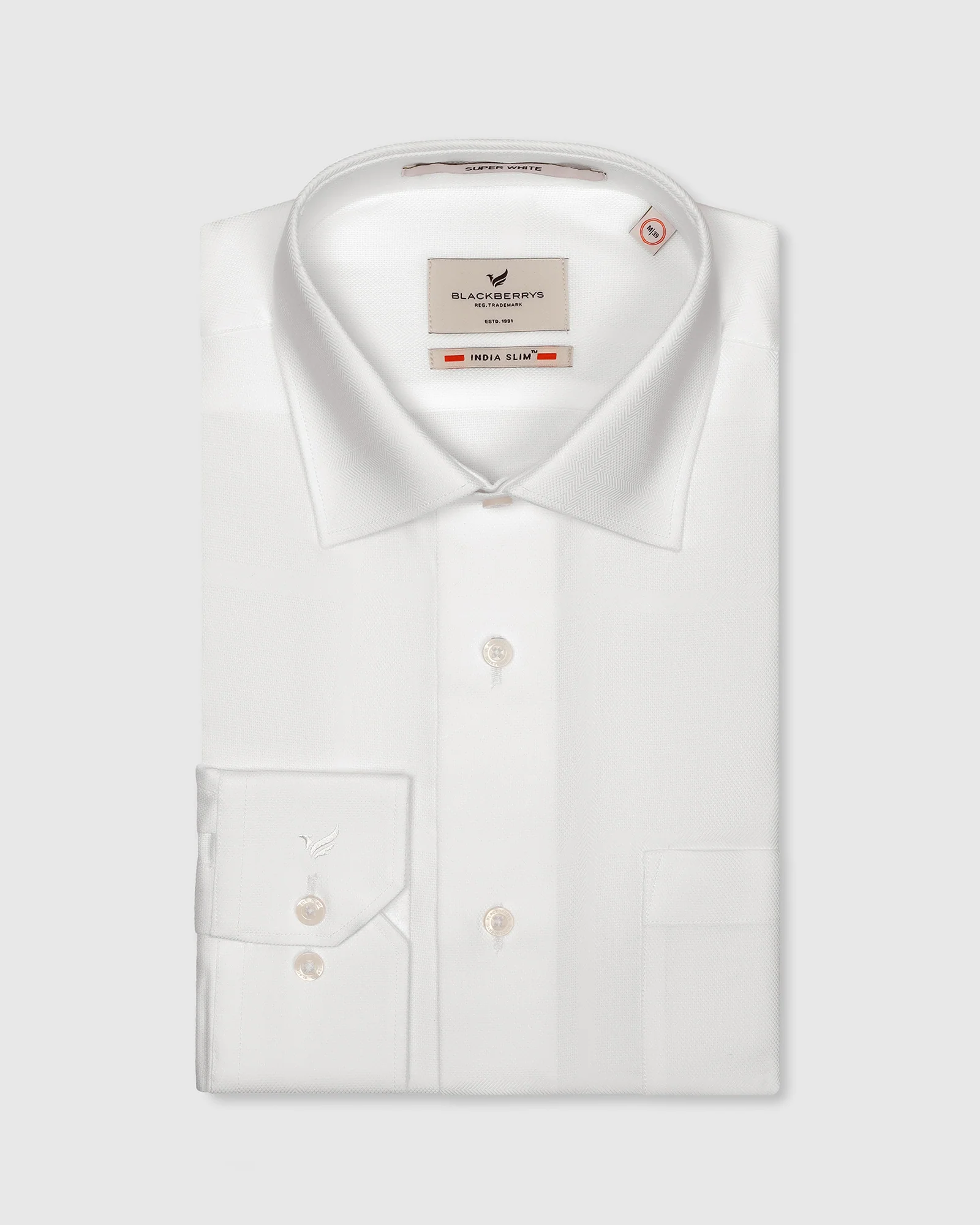 Formal Super White Check Shirt - Rayo - Image 5