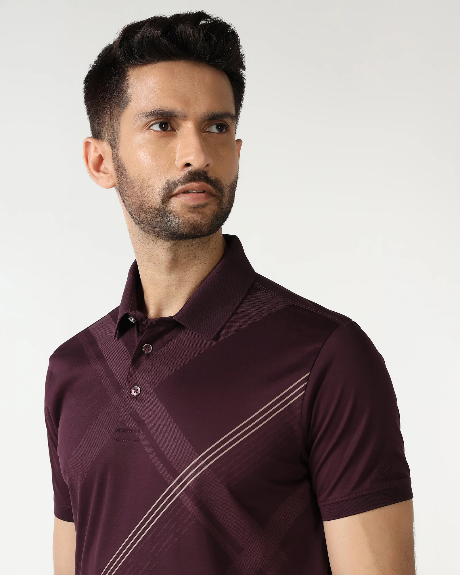 Cherry Lacquer Printed Polo - Kenny - Image 4