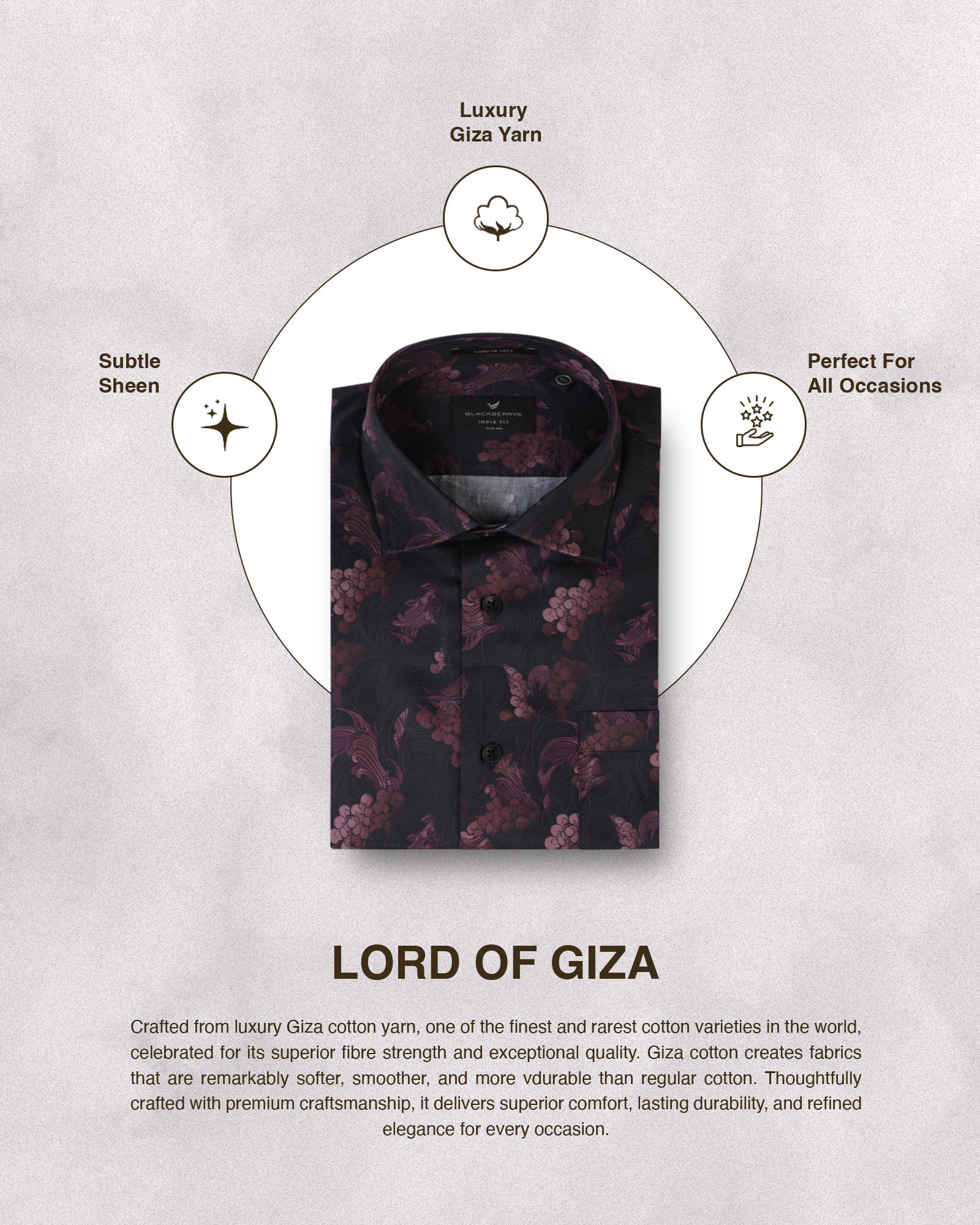 Cherry Lacquer Printed Shirt - Pavel - Image 5