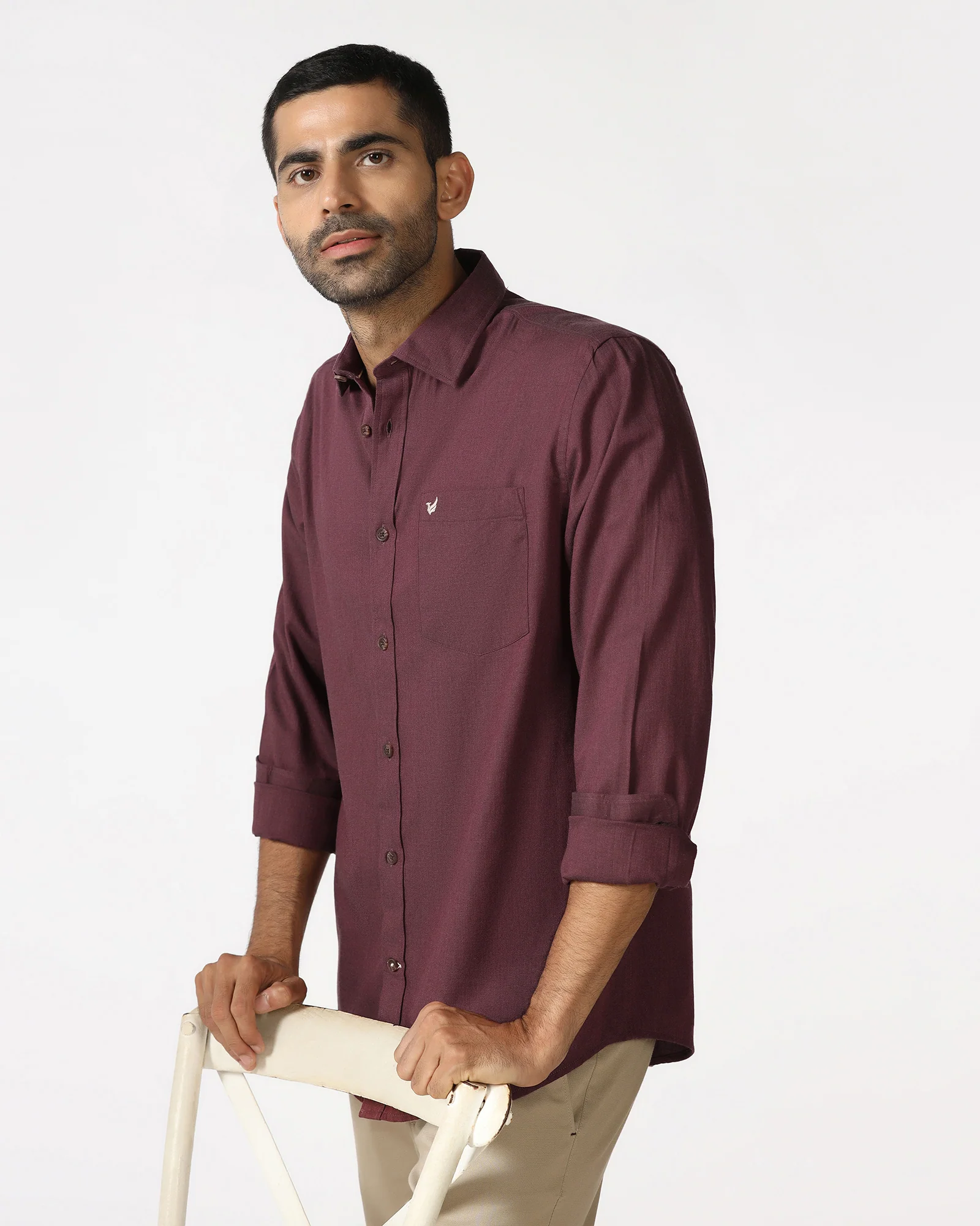 Cherry Lacquer Solid Shirt - Lenox - Image 7