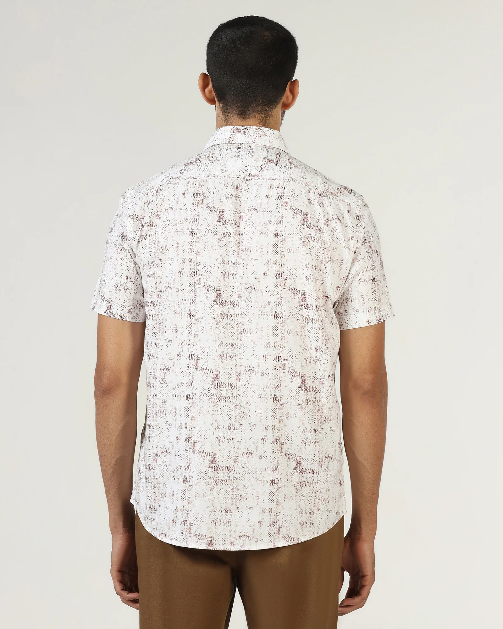 Chocolate Sauce Half Sleeve Printed Shirt - Howie - Image 2