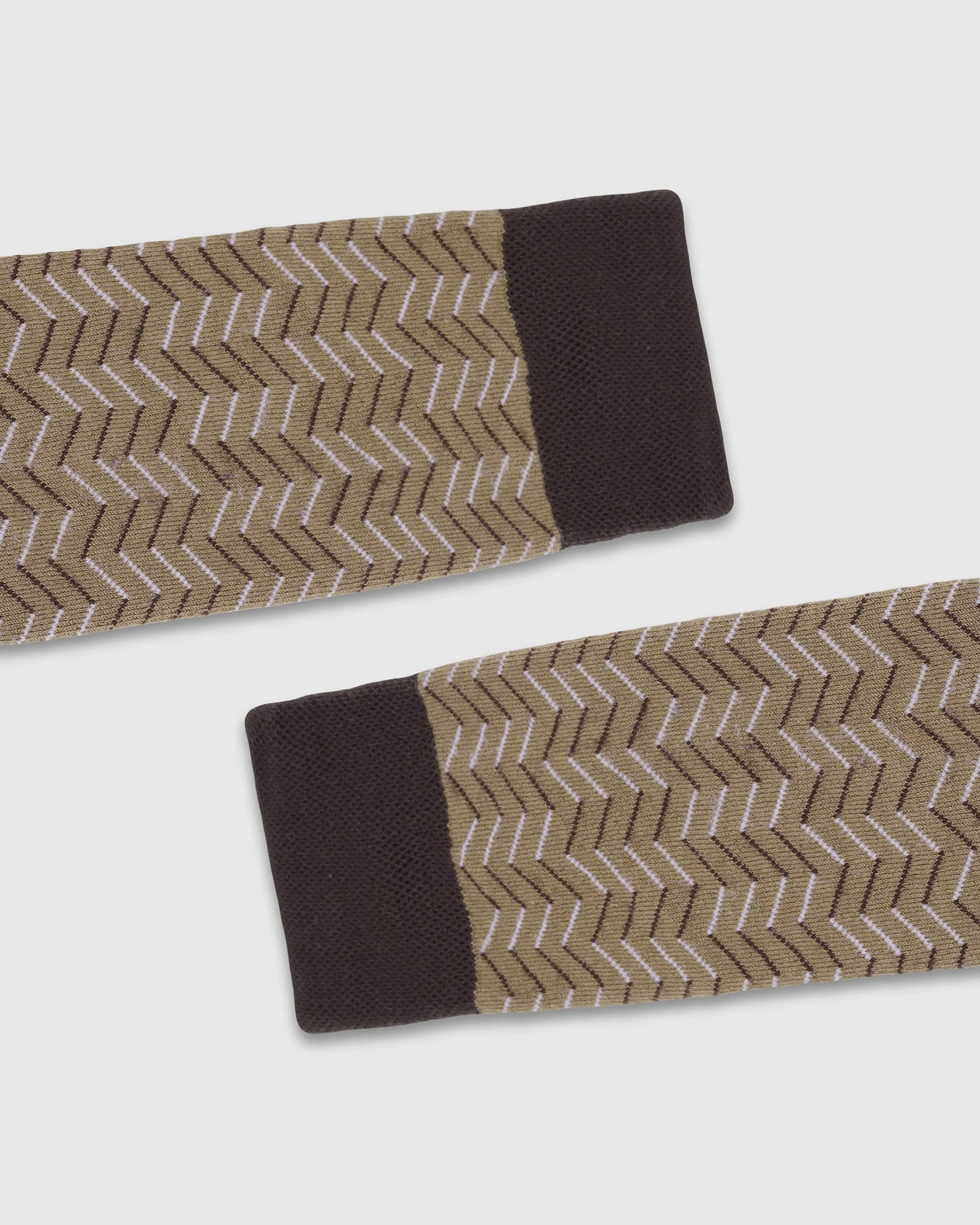 Cotton Brown Knitted Socks - Varya - Image 5