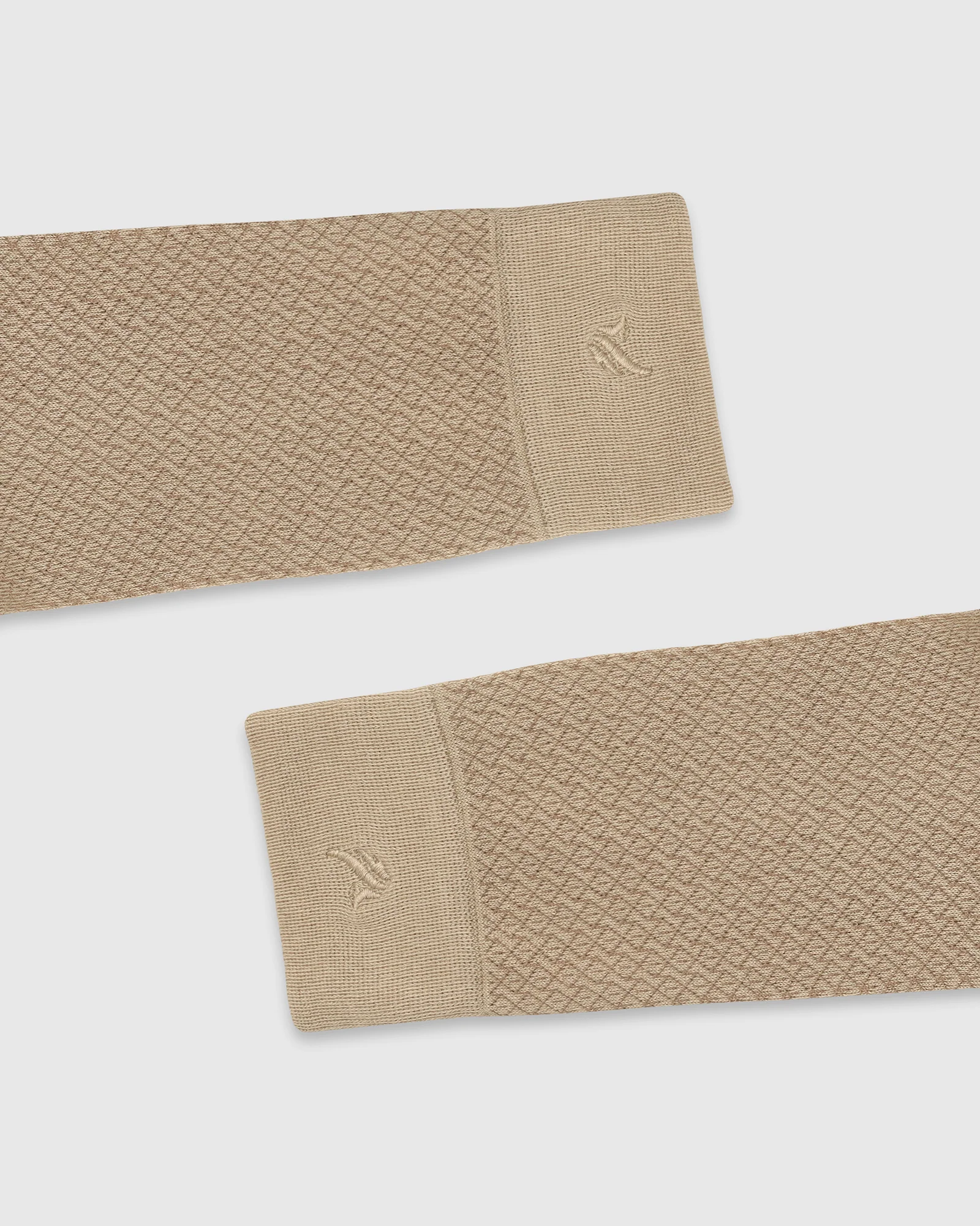Cotton Khaki Knitted Socks - Varil - Image 5