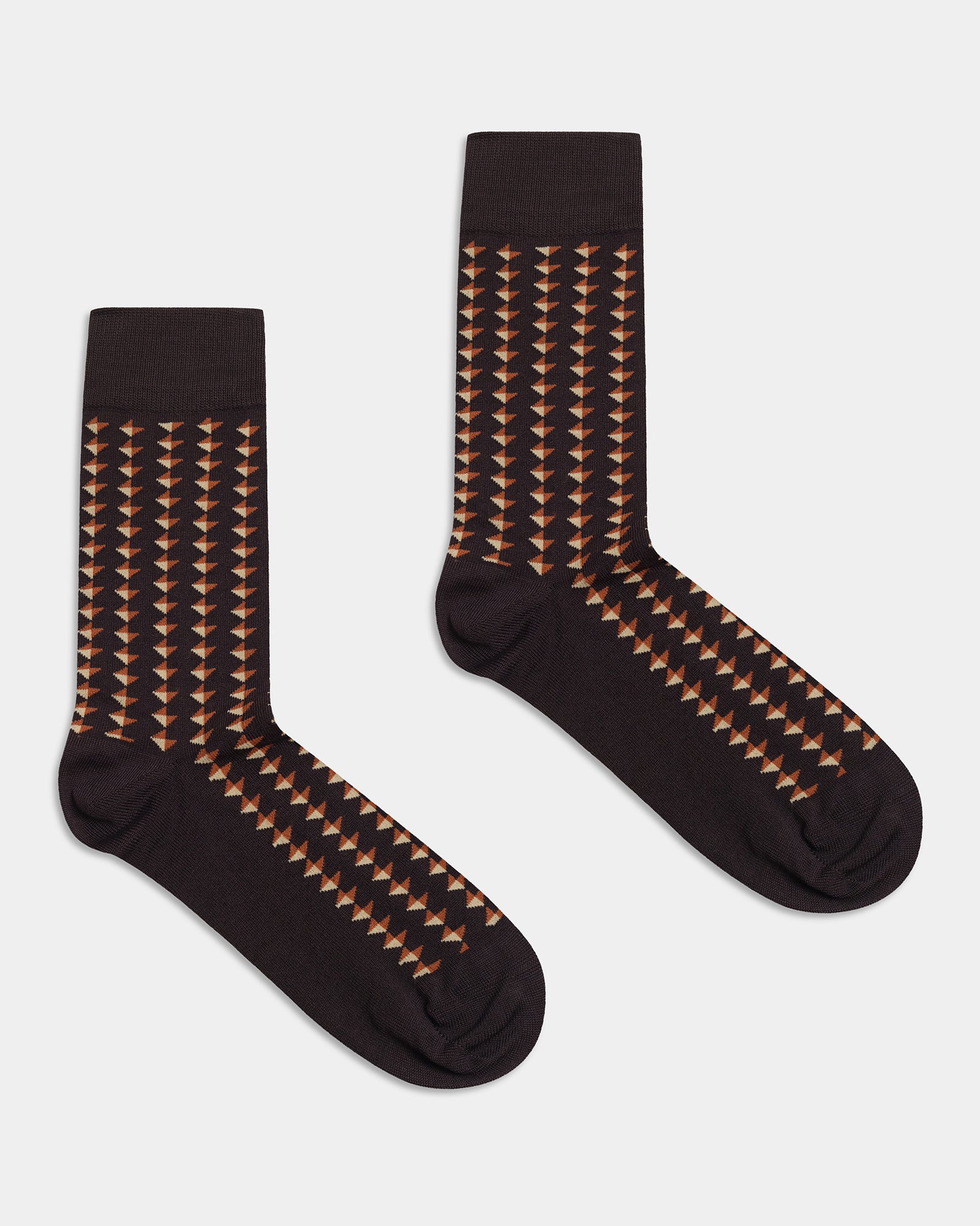 Cotton Multi Color Knitted Socks - Waushal - Image 3