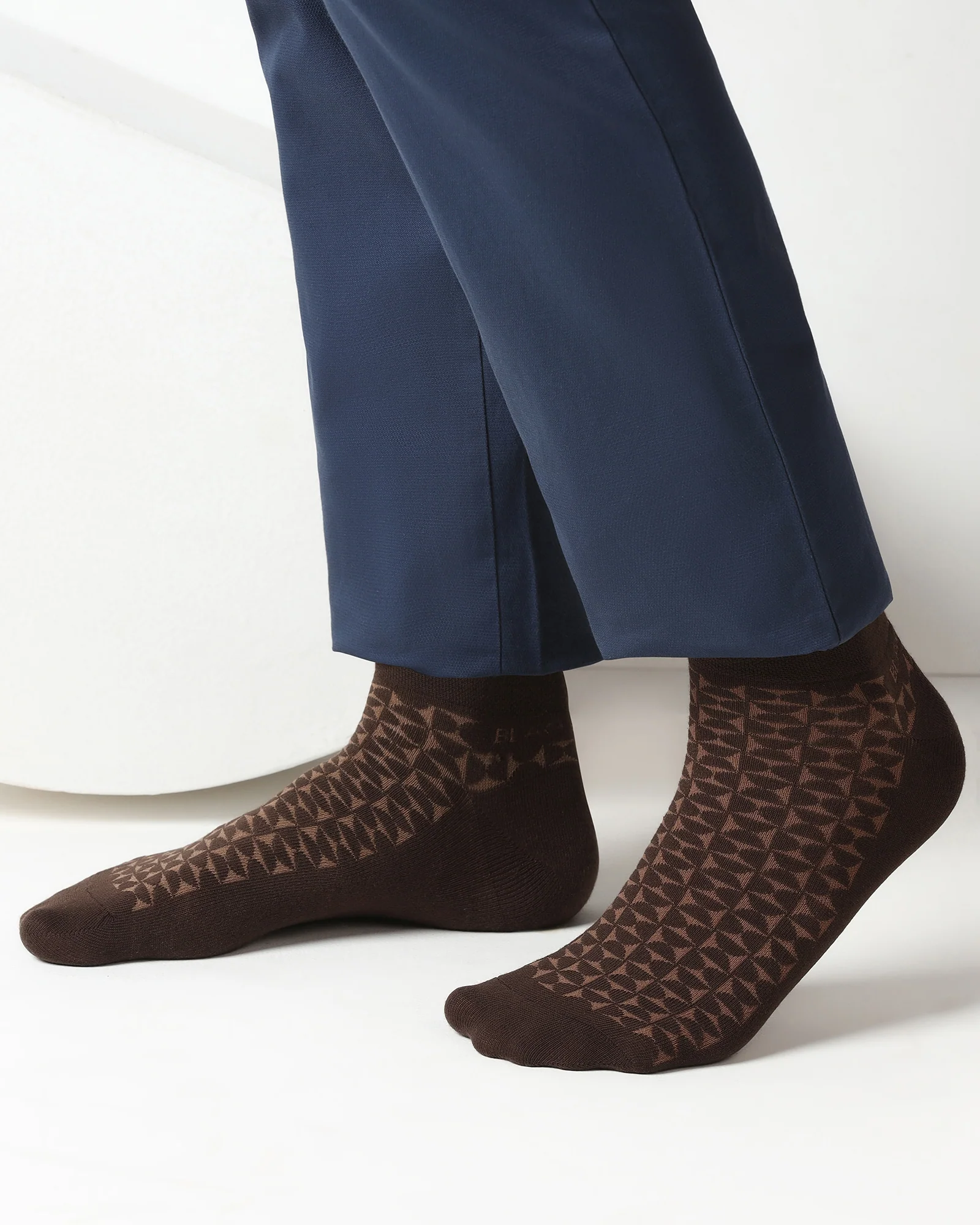 Cotton Multi Color Knitted Socks - Votto - Image 5