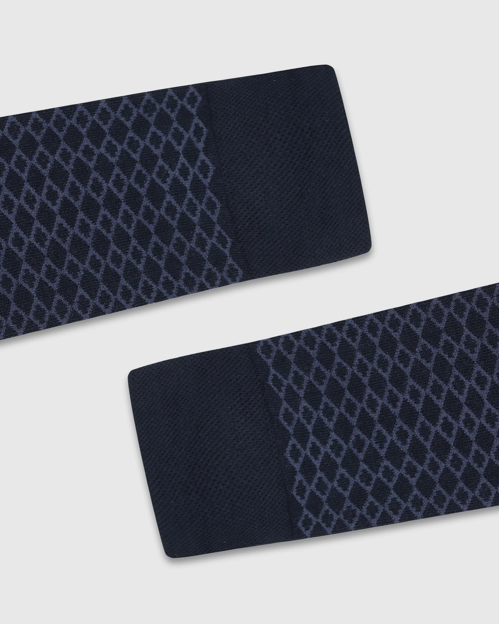 Cotton Navy Knitted Socks - Vanny - Image 5