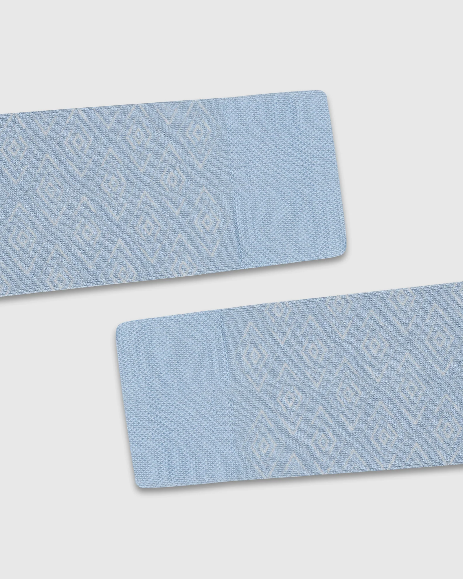 Cotton Sky Blue Knitted Socks - Valta - Image 5