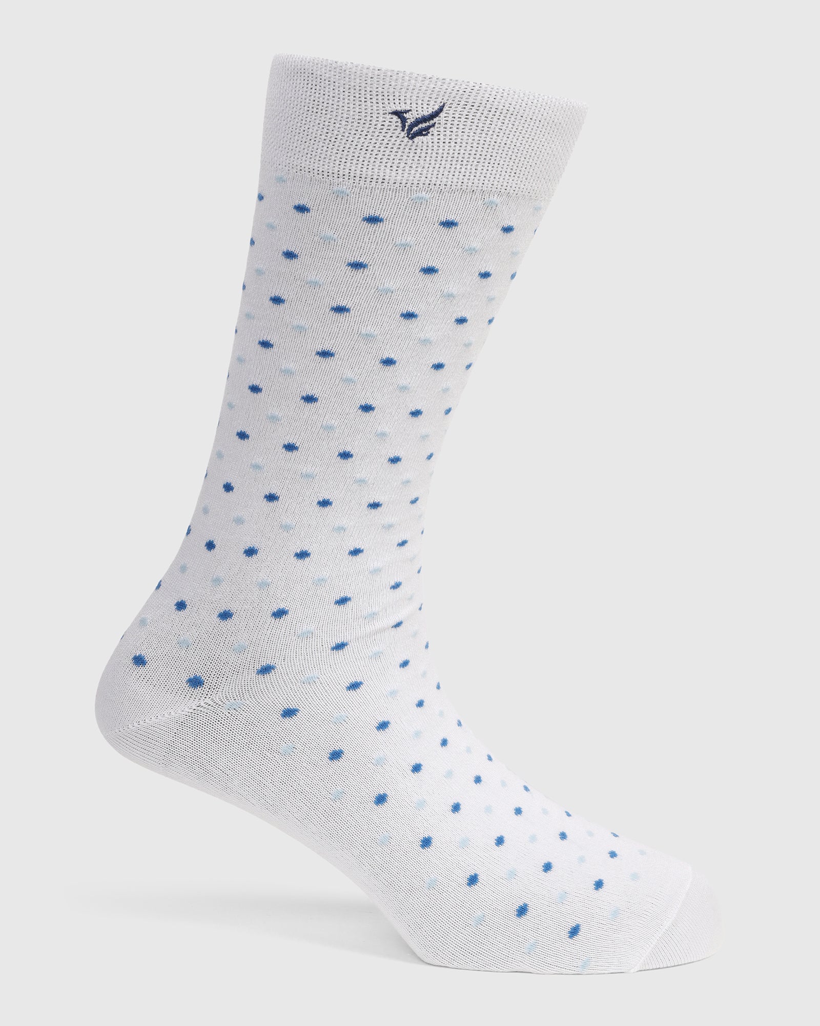 Cotton White Knitted Socks - Vika - Image 2