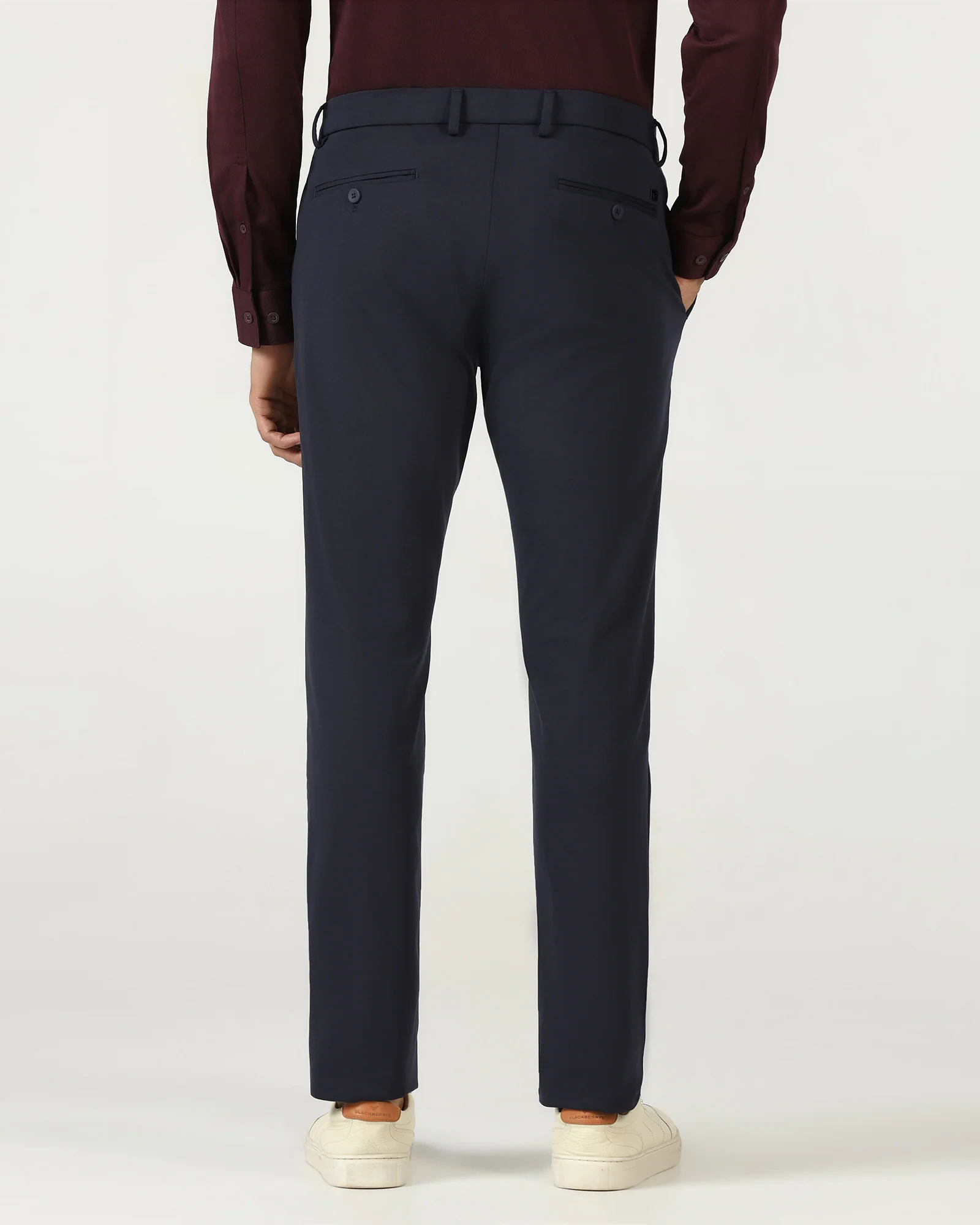 Dark Navy TechPro Solid Khakis - Ziea - Image 2