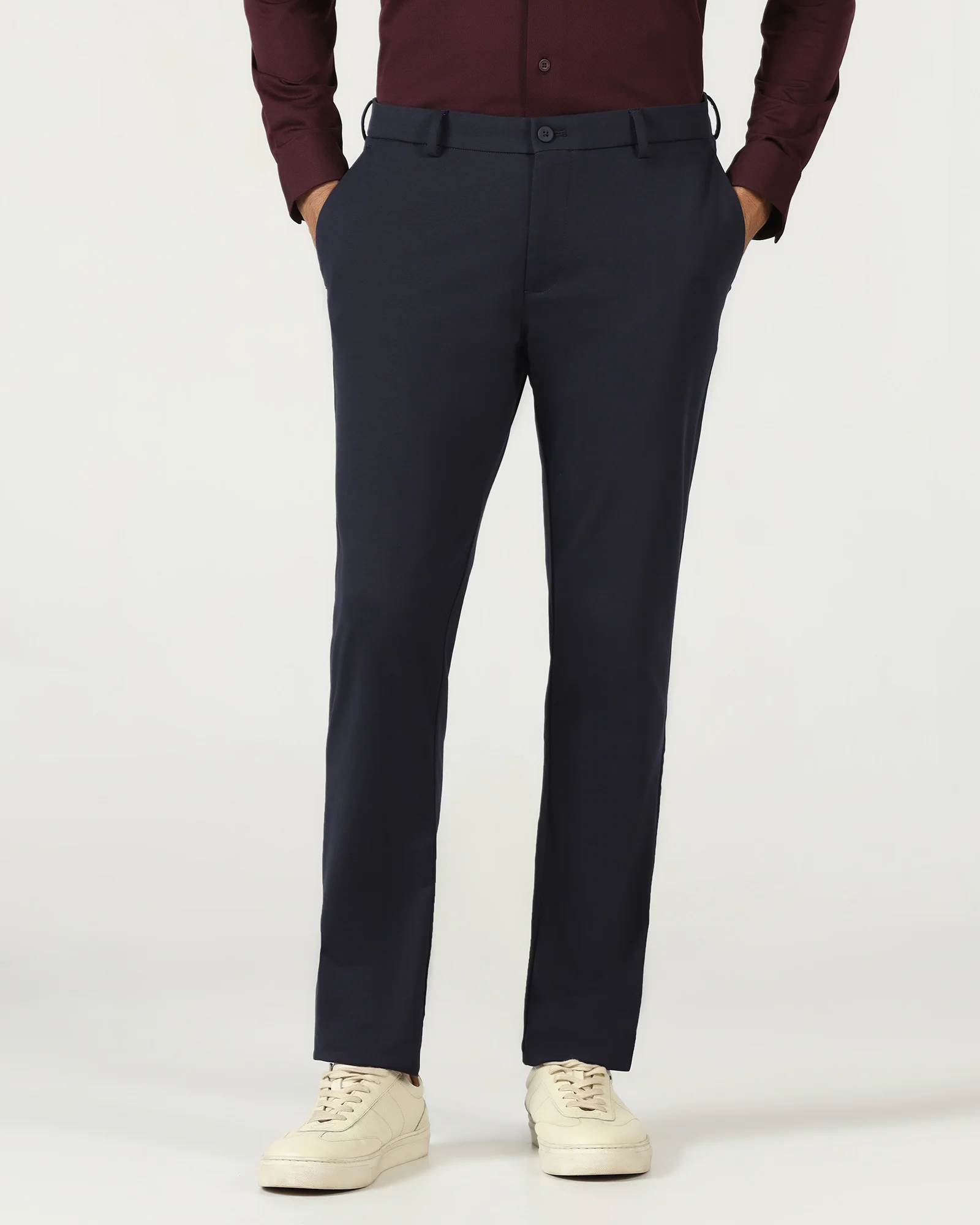 Dark Navy TechPro Solid Khakis - Ziea - Image 3