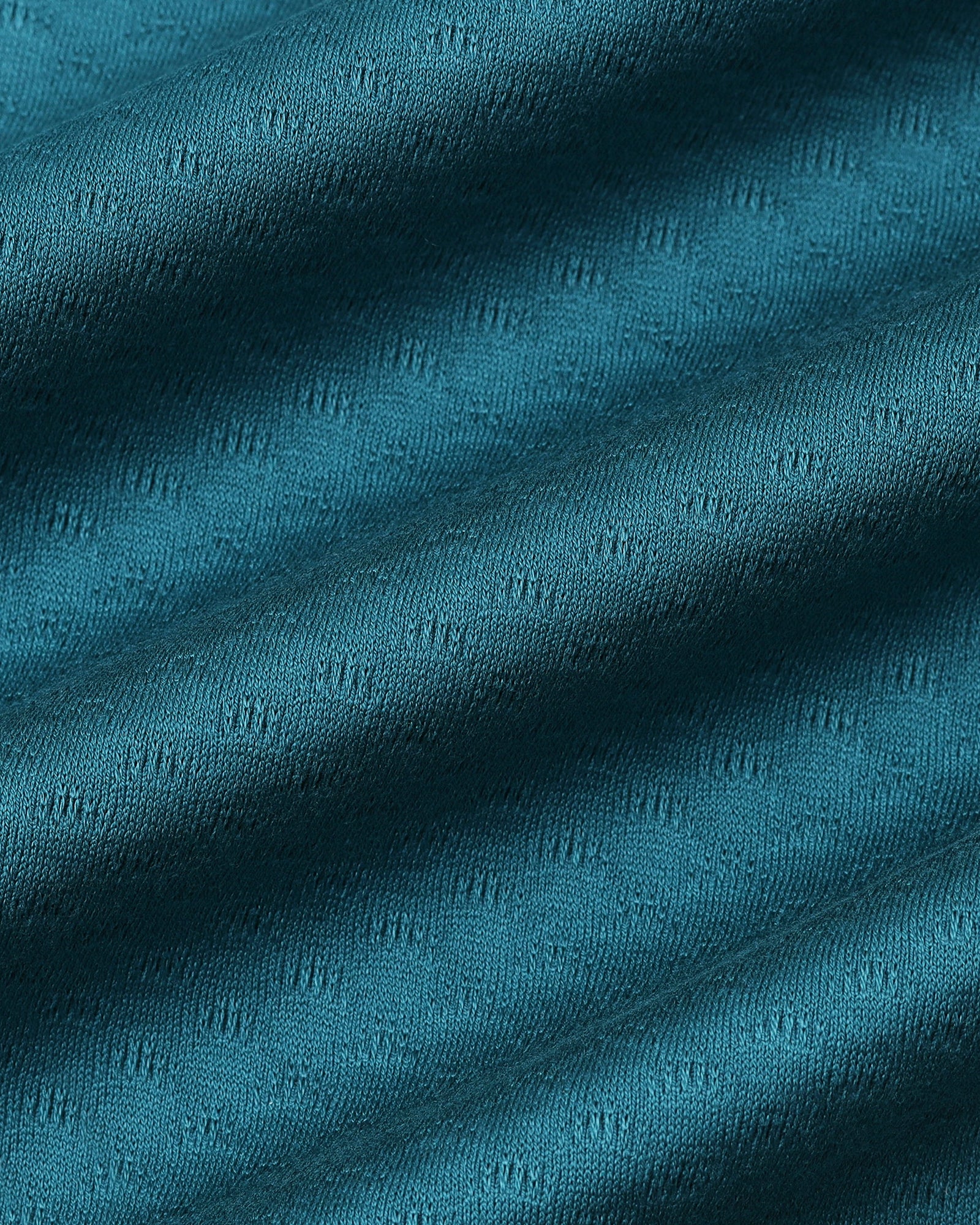 Deep Teal Textured Polo - Gama - Image 6