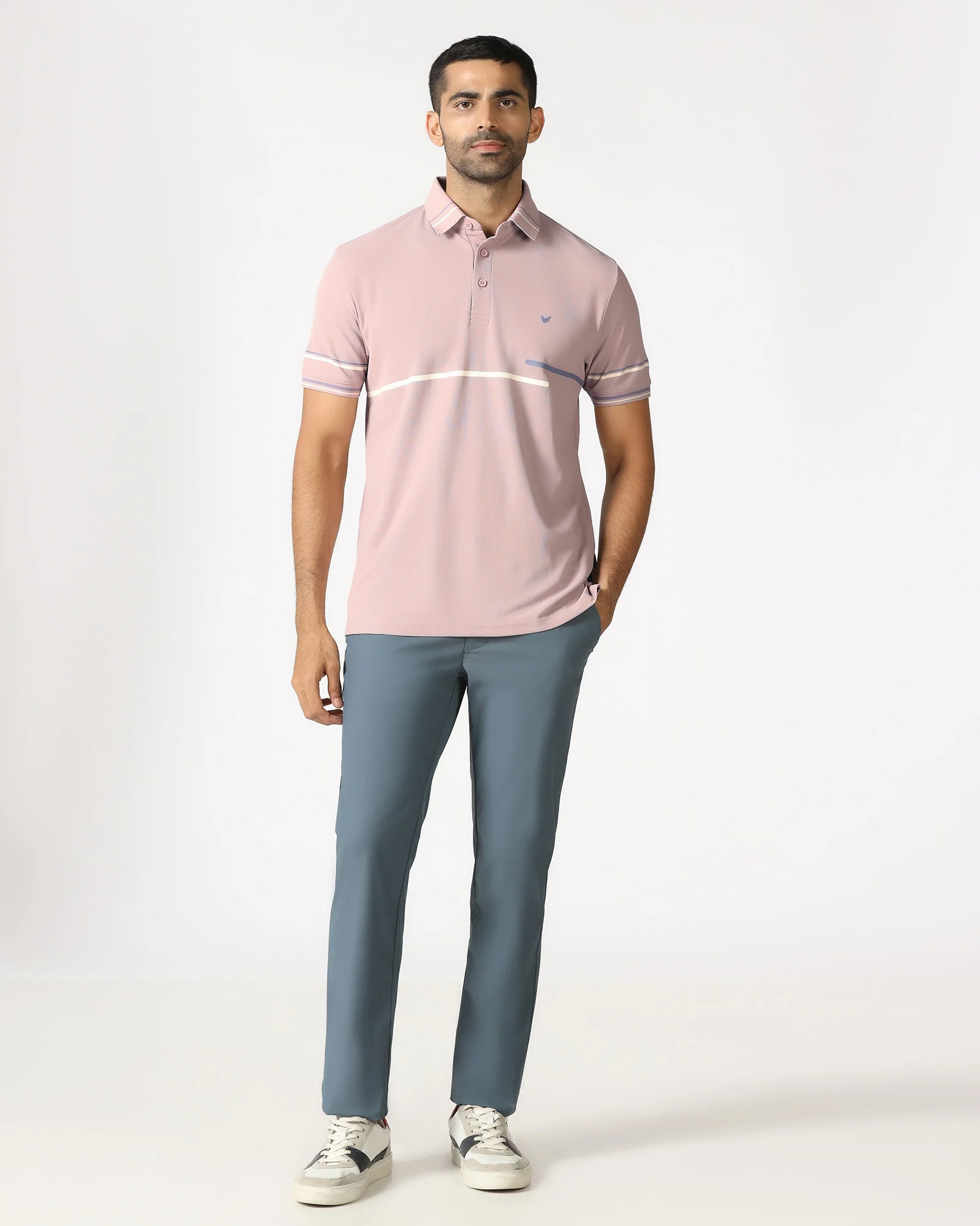 Dusty Pink TechPro Solid Polo - Arlo - Image 3