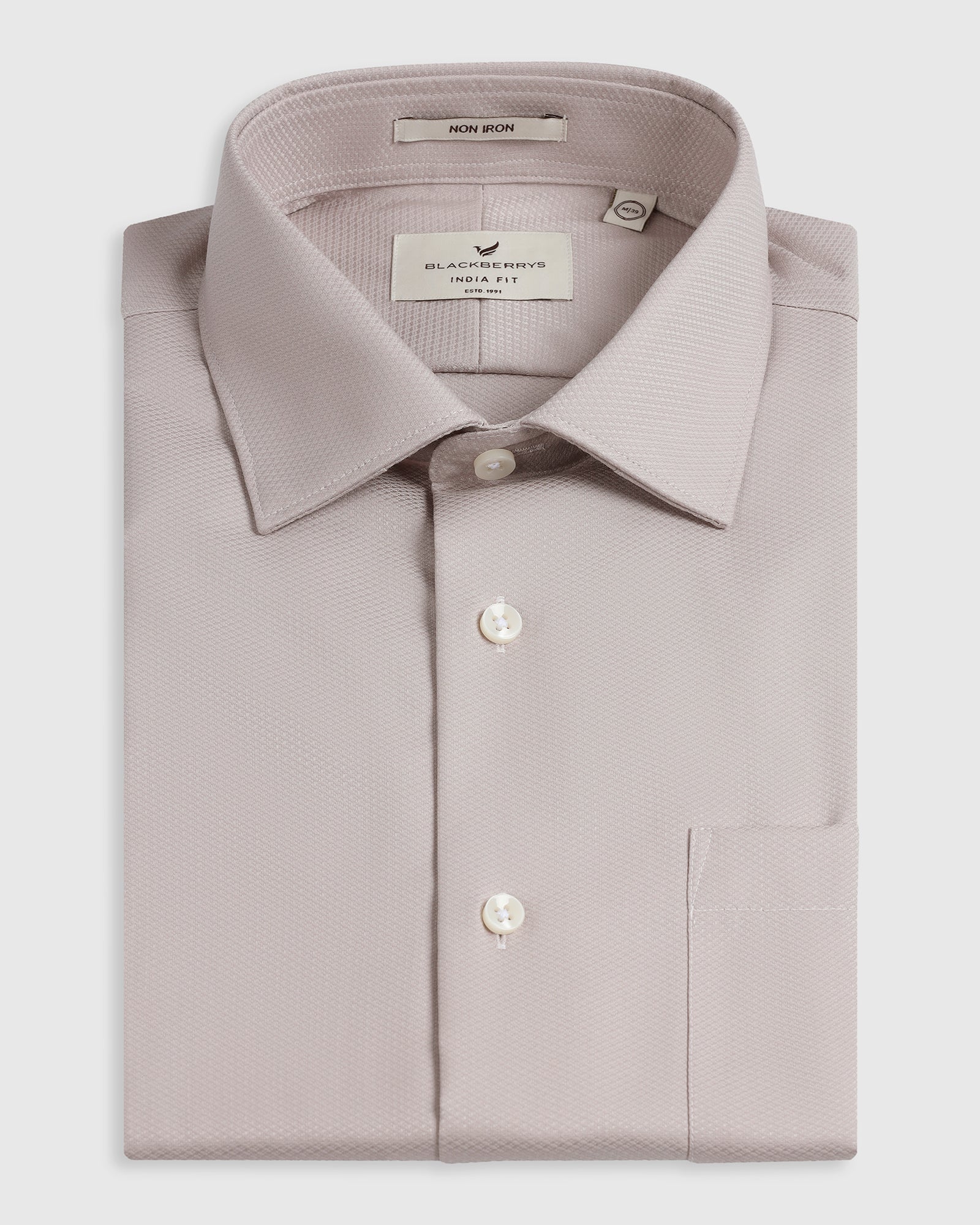 Fawn Non Iron Textured Shirt - P31 - Image 5