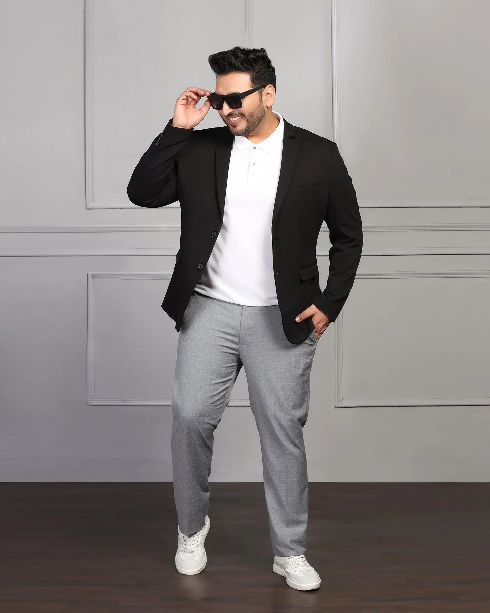 Formal Black Textured Blazer - Caleb - Image 12