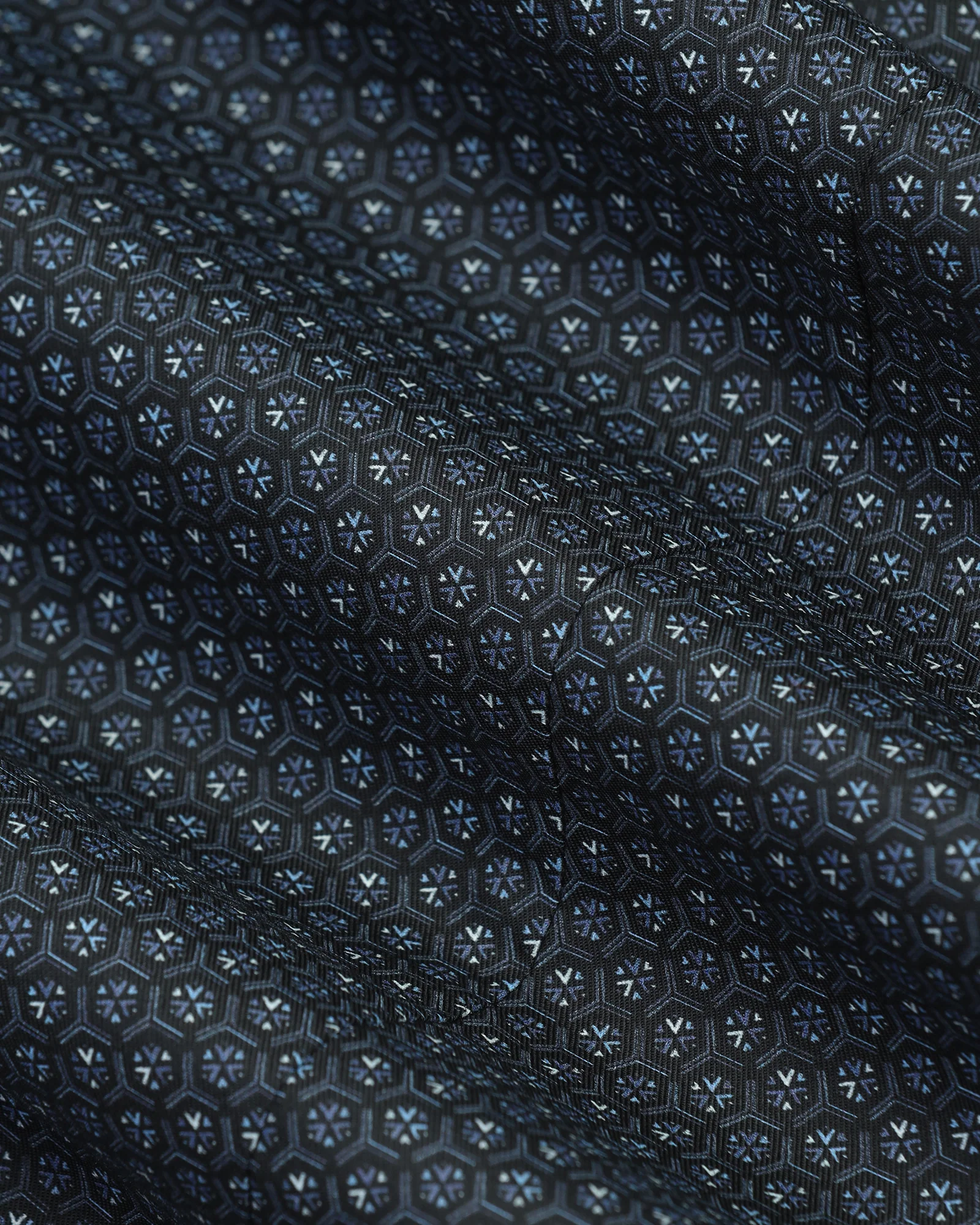 Non Iron Formal Blue Printed Shirt - Valor - Image 6