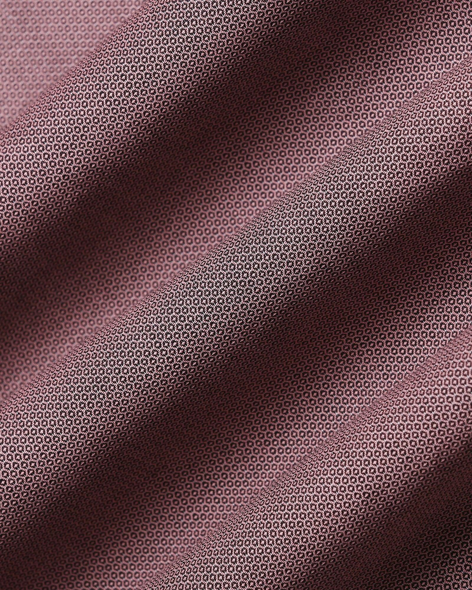 Formal Dusty Pink Textured Shirt - Adam - Image 6